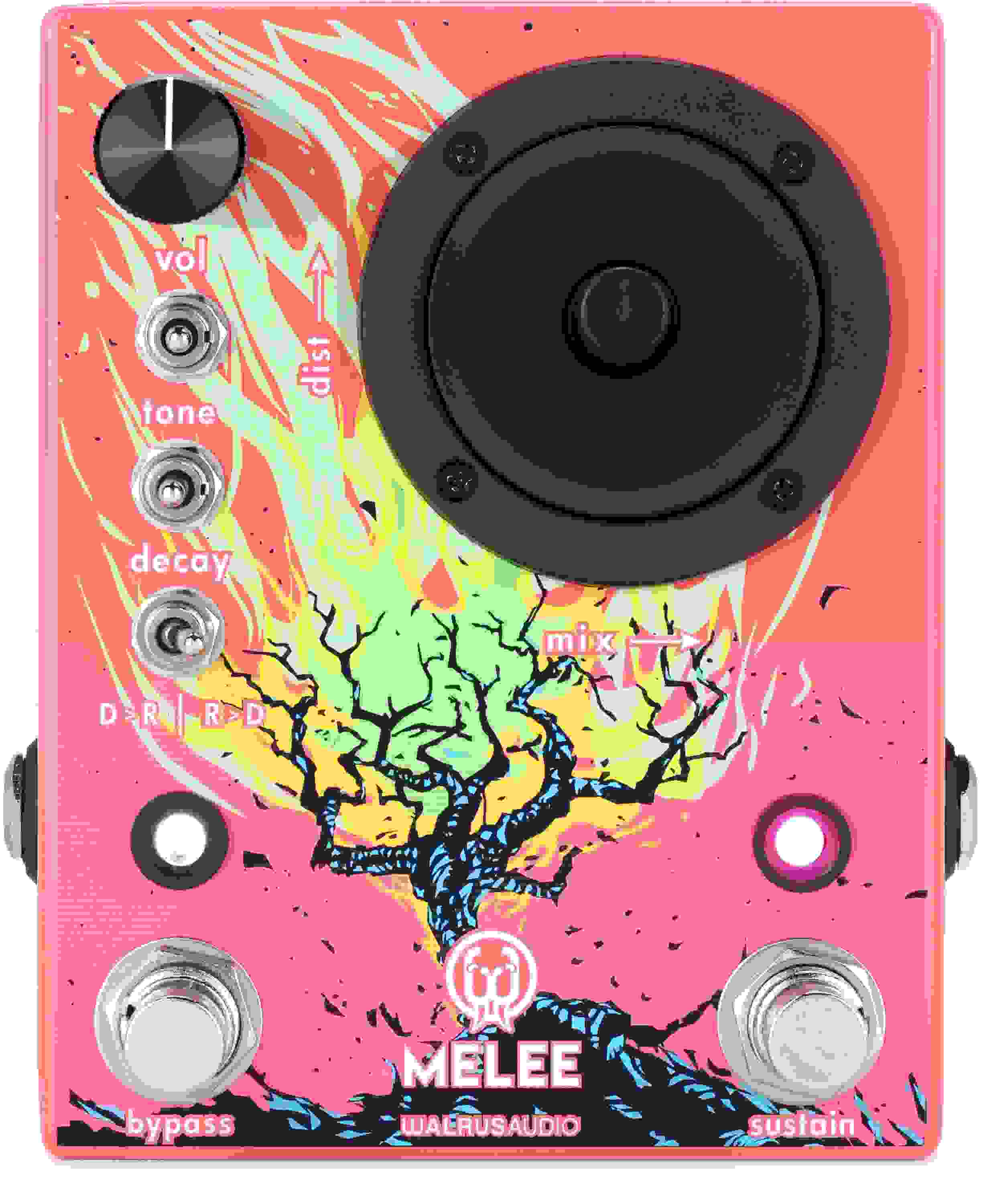 Walrus Audio Melee Wall of Noise Distortion/Reverb Pedal Sweetwater