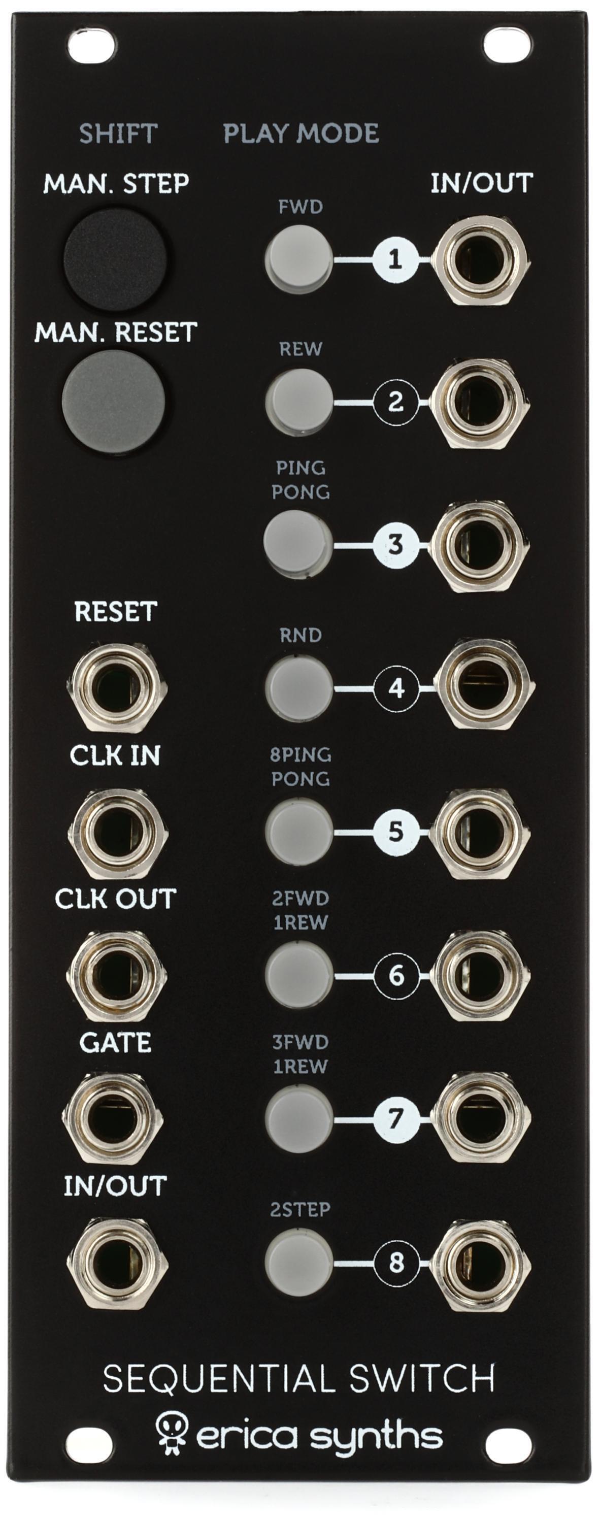 Erica Synths Sequential Switch V2 Sequencer Eurorack Module Sweetwater