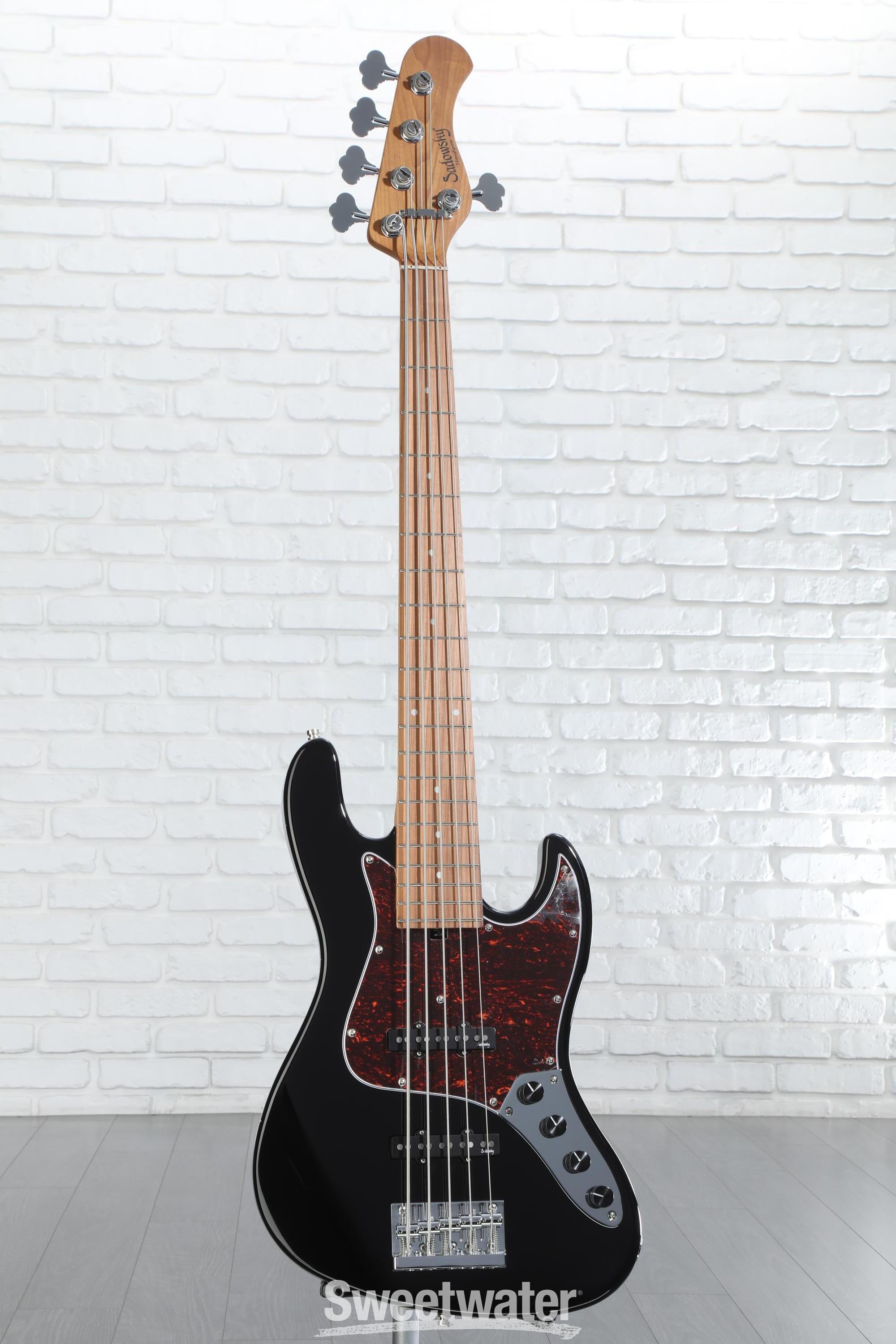 Sadowsky MetroExpress 21-fret Vintage JJ Bass, 5-string - Black