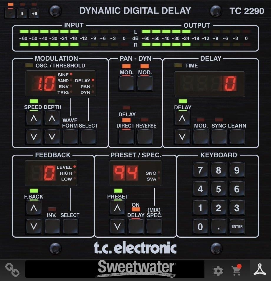 TC Electronic TC2290 Dynamic Digital Delay Plug-in | Sweetwater