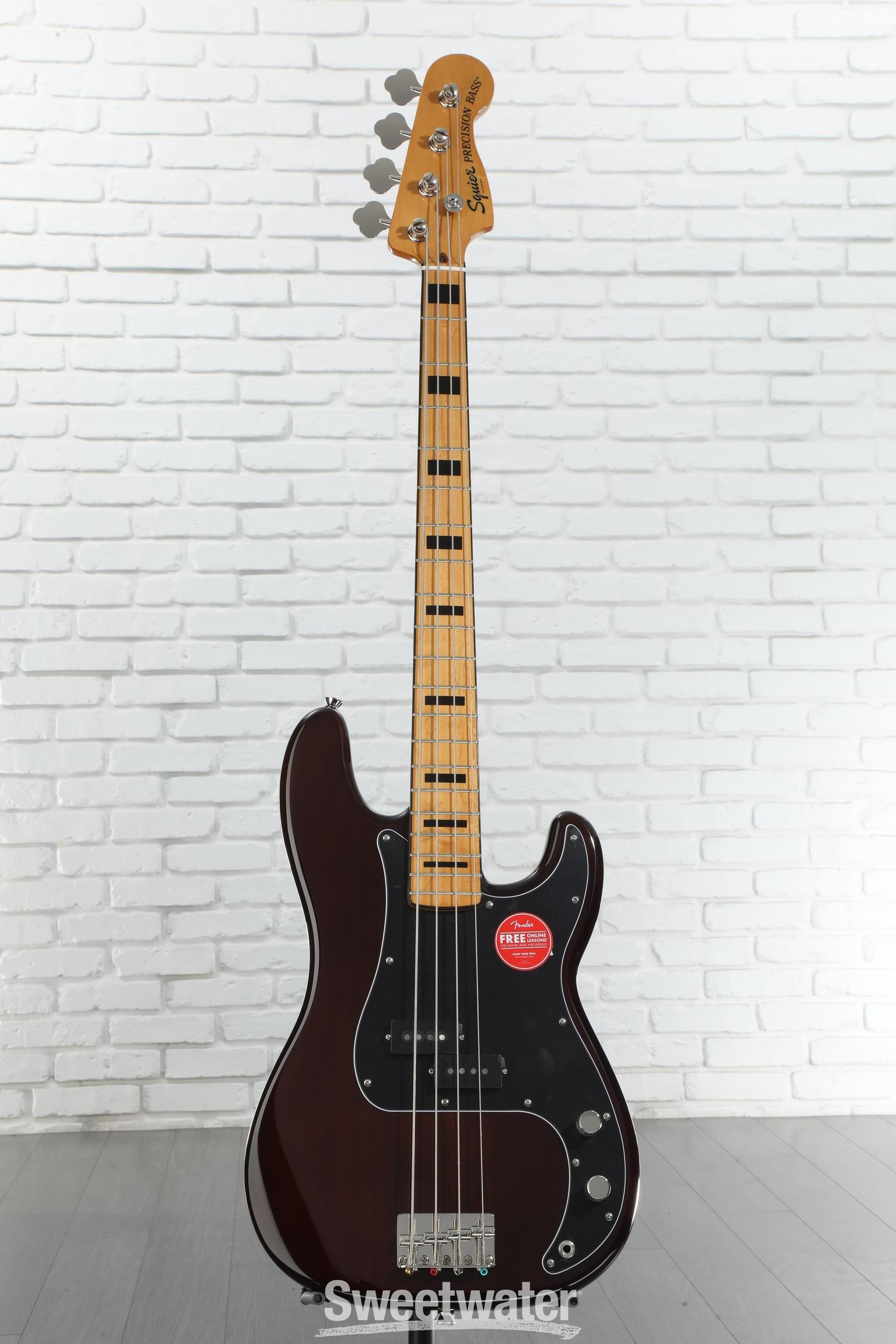 Squier Classic Vibe ‘70s Precision Bass Squier Classic Vibe '70s Precision Bass - Walnut | Sweetwater