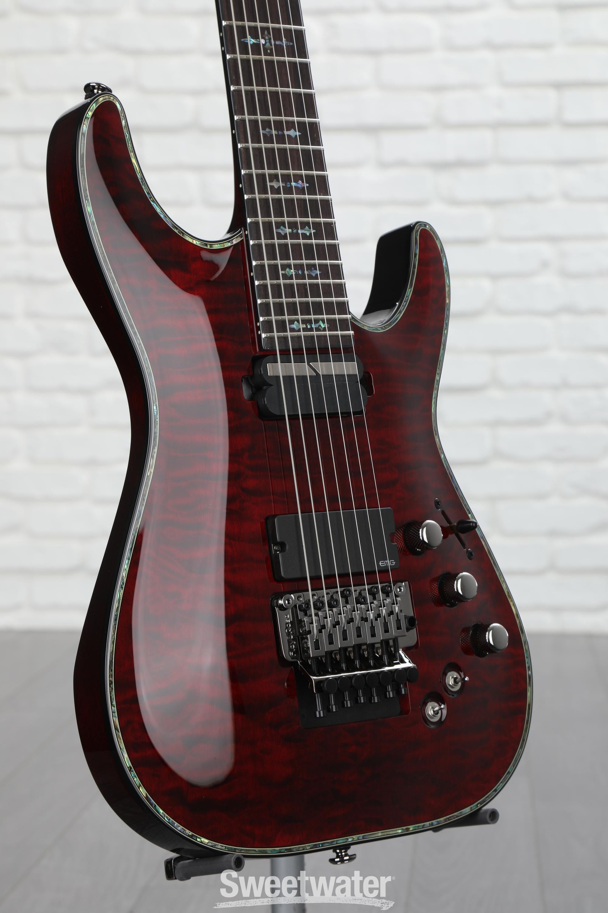 Schecter Hellraiser C-7 FR-S - Black Cherry | Sweetwater