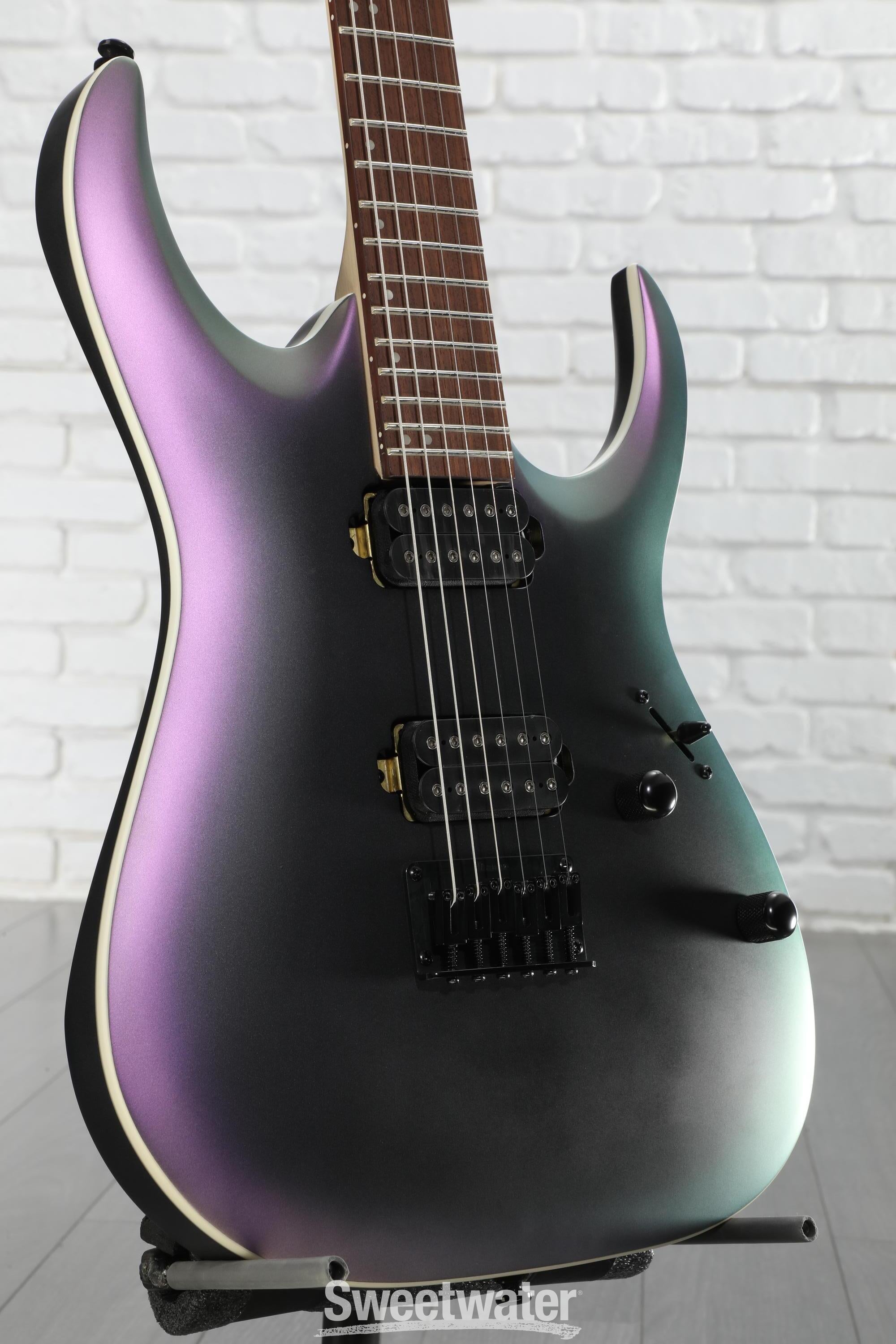 Ibanez Standard RGA42EX Electric Guitar - Black Aurora Burst Matte