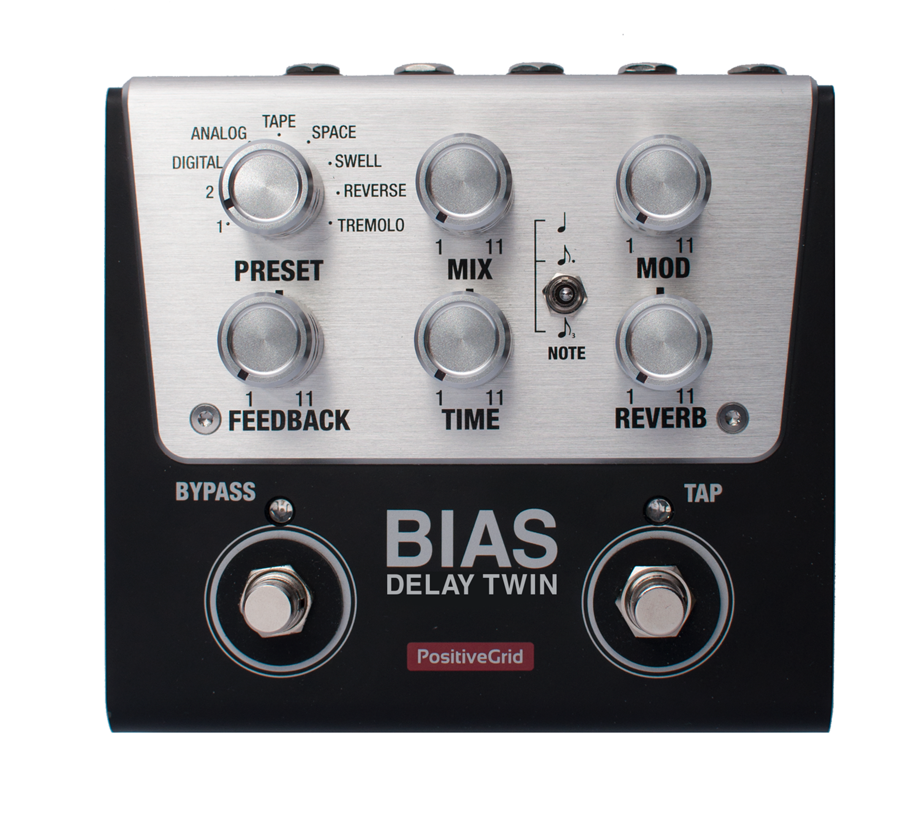 Positive grid bias delay-