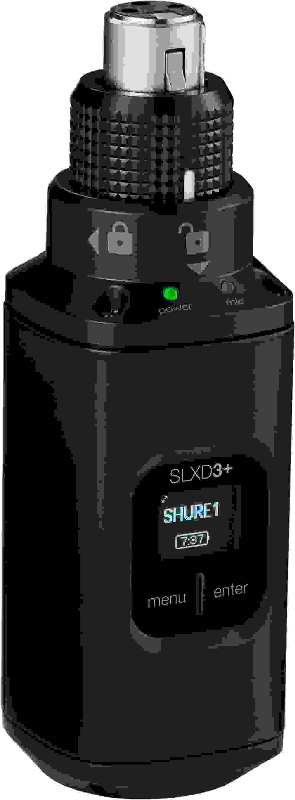 Shure SLXD3+ Plug-on Transmitter - G57 Band | Sweetwater