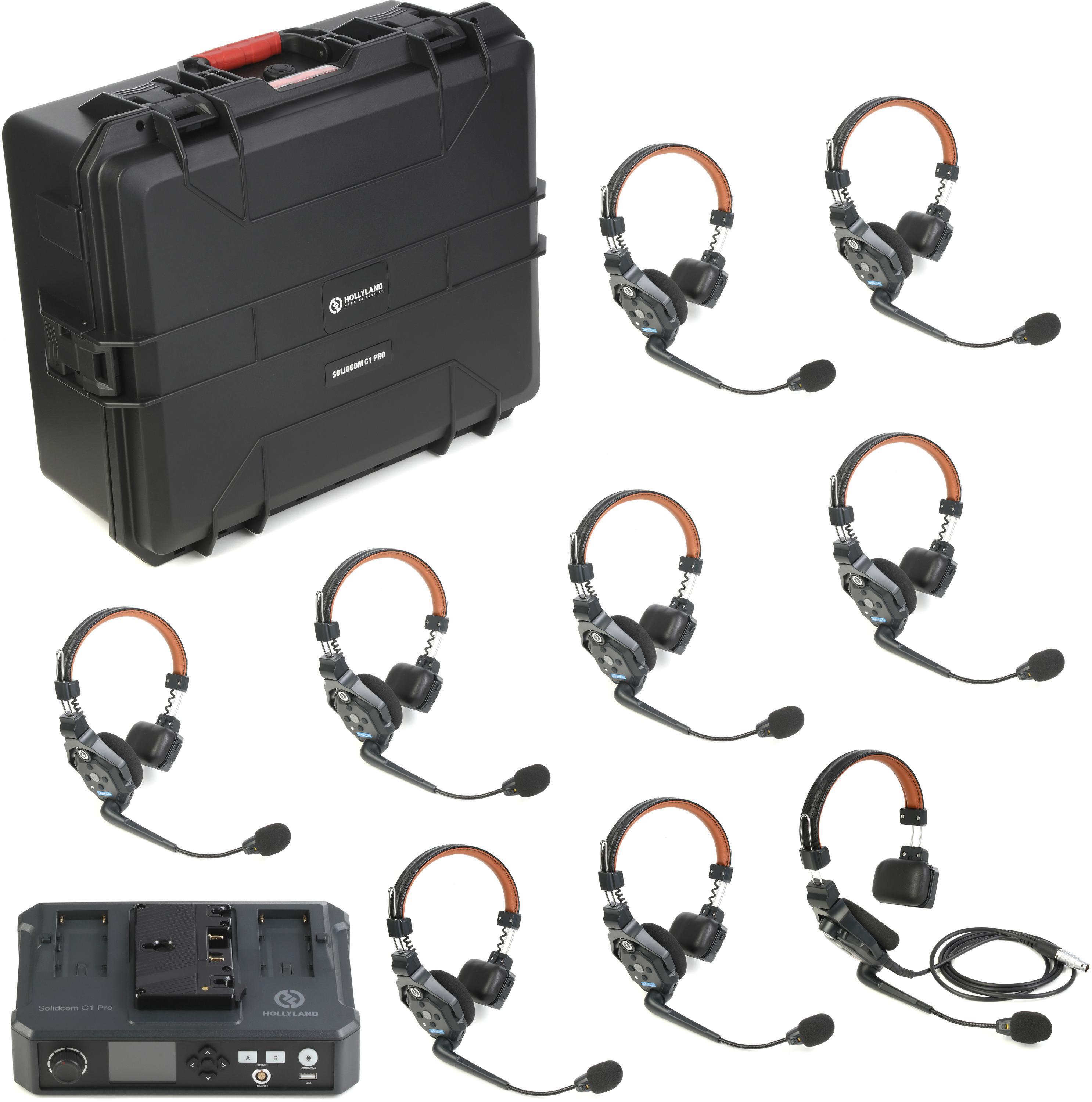 Hollyland Solidcom M1 Wireless Intercom System - 8 Beltpacks