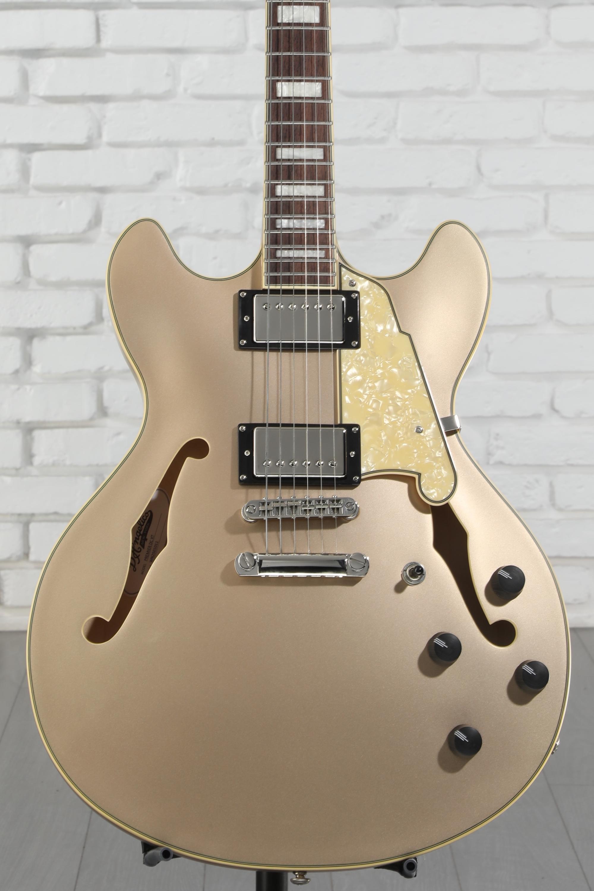 D'Angelico Premier DC XT Semi-hollowbody Electric Guitar - Satin