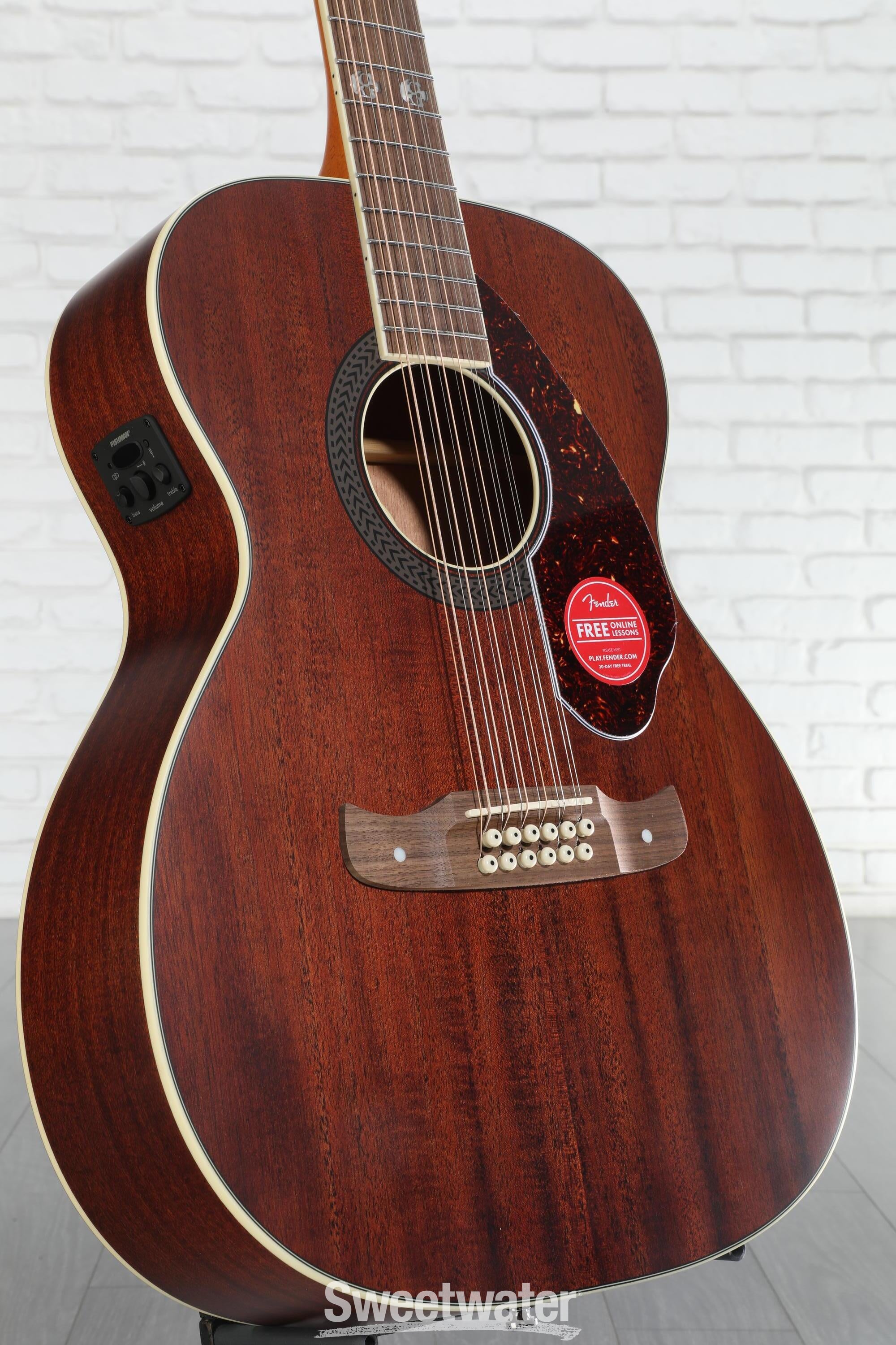 Fender Tim Armstrong Hellcat, 12-string Acoustic-Electric Guitar