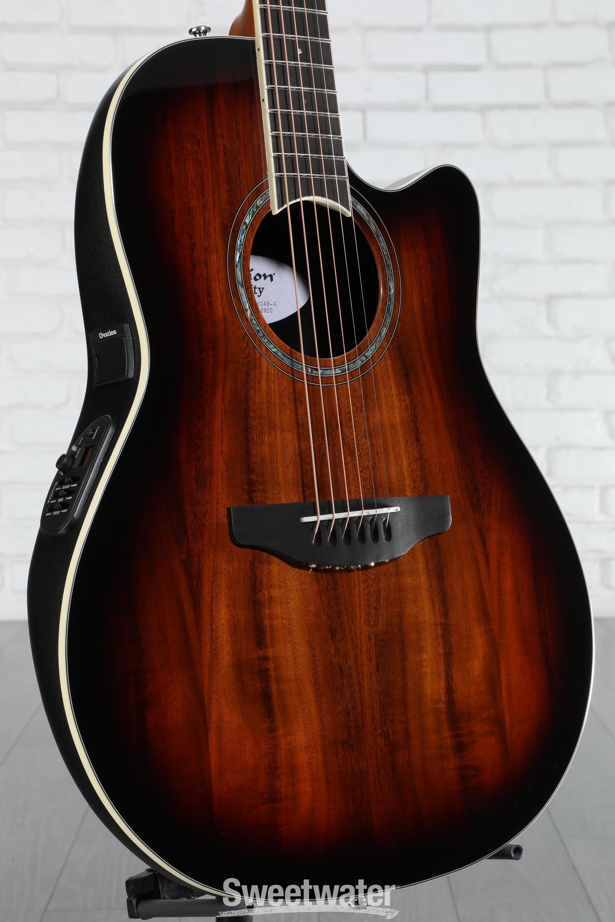 Ovation Celebrity Plus Super Shallow Acoustic-Electric Guitar