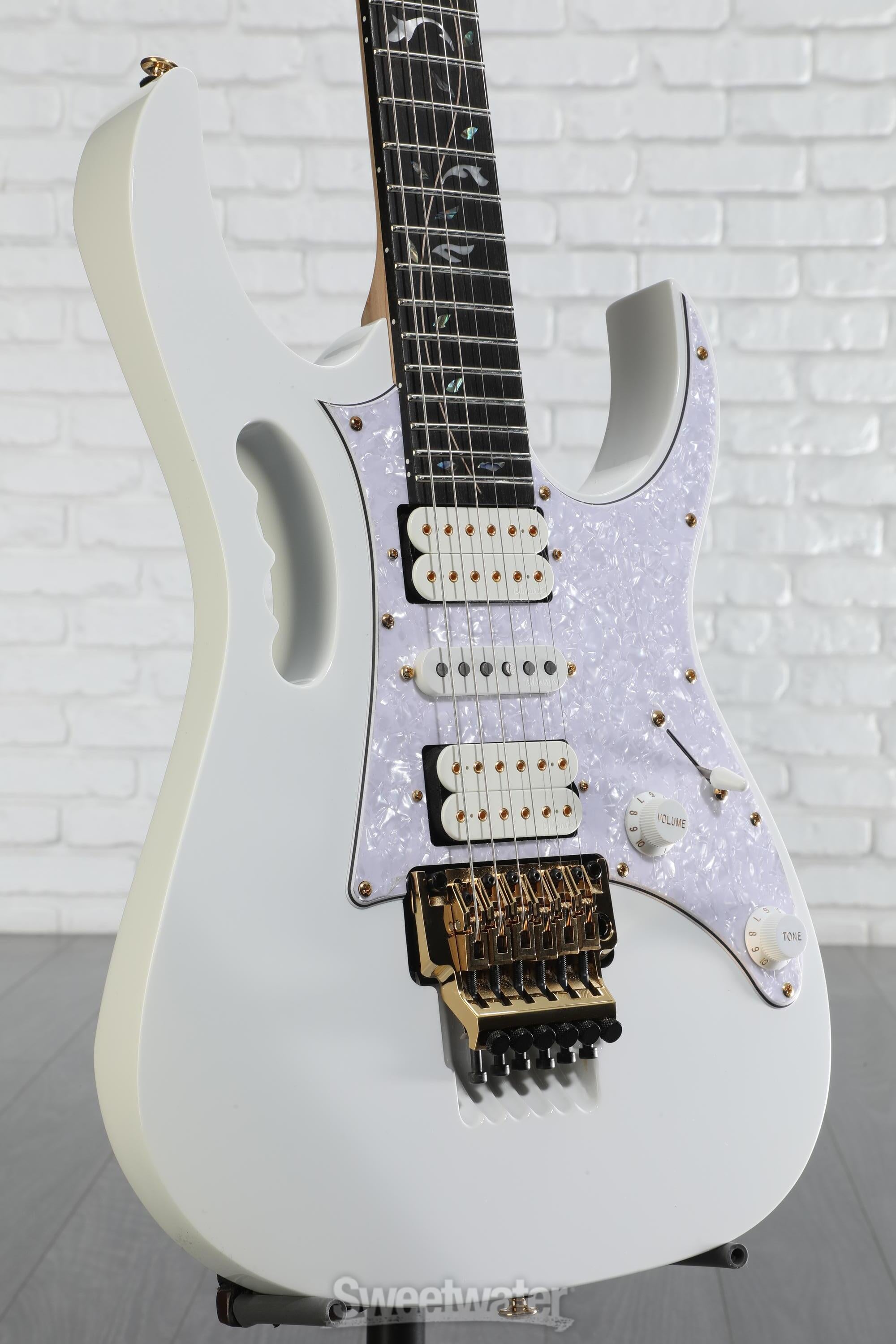 Ibanez Steve Vai Signature Premium JEM7VP - White | Sweetwater