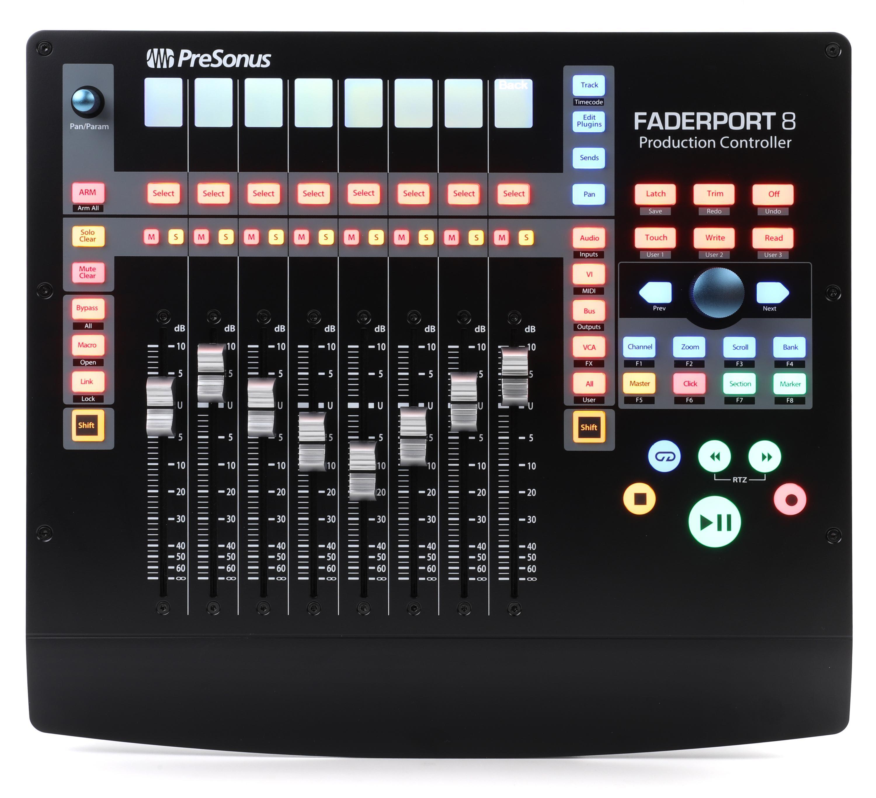 PreSonus FaderPort 8 8-channel Production Controller | Sweetwater