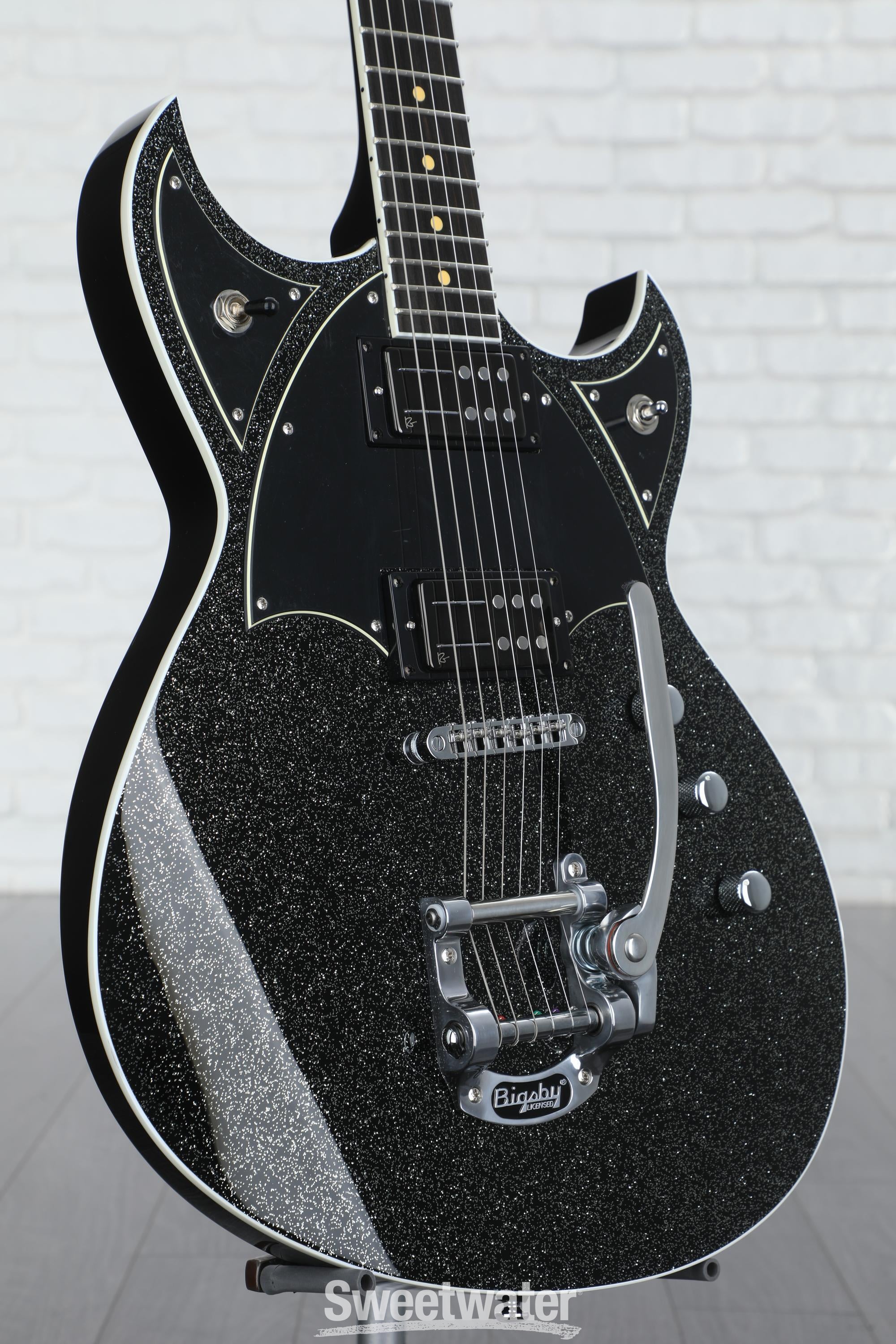 Reverend Reeves Gabrels Spacehawk Electric Guitar - Midnight Black