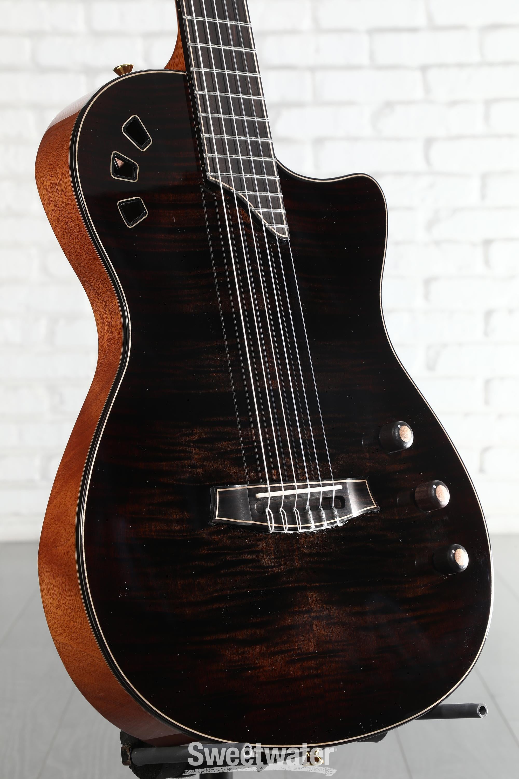 Photo of Cordoba Stage Artist Nylon-string Acoustic-electric Guitar - Habano Burst