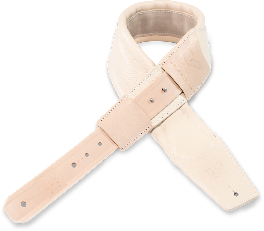 Photo of Gruv Gear SoloStrap 2 Leather Guitar Strap - Cream
