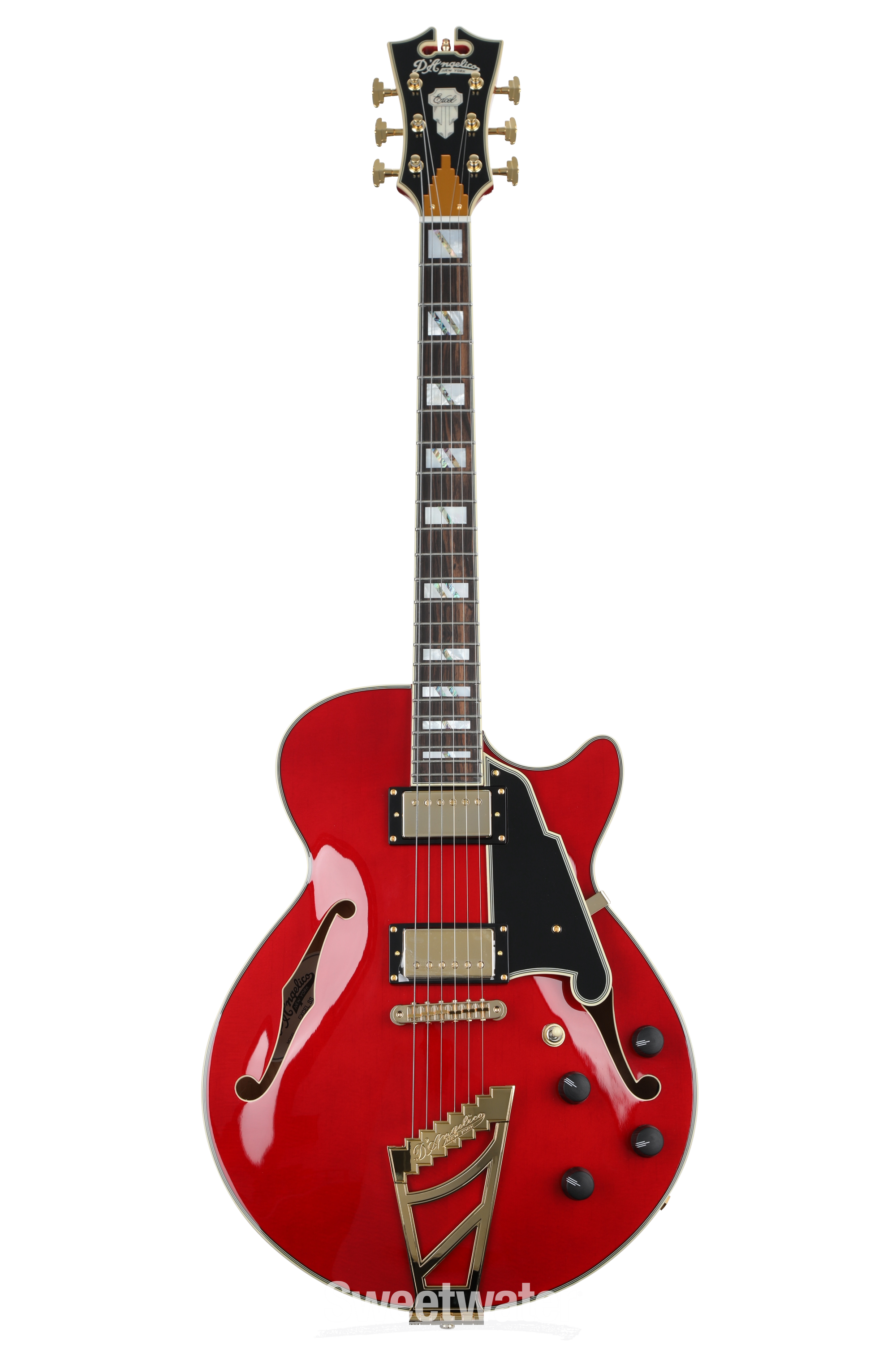 D'Angelico Excel SS Semi-hollowbody Electric Guitar - Trans D'Angelico Excel SS Semi-hollowbody Electric Guitar - Trans