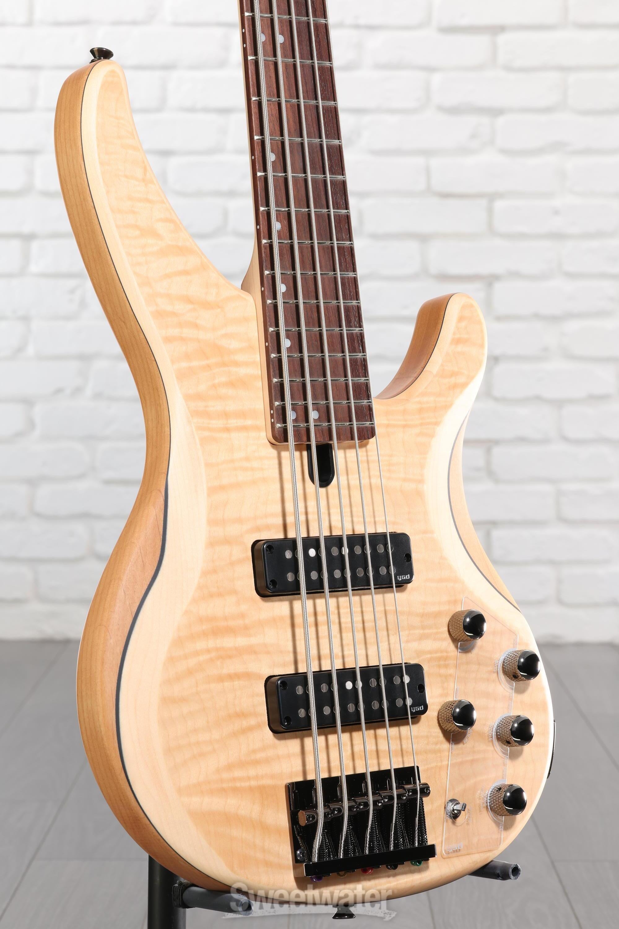 Yamaha TRBX605FM 5-string Bass Guitar - Natural Satin | Sweetwater
