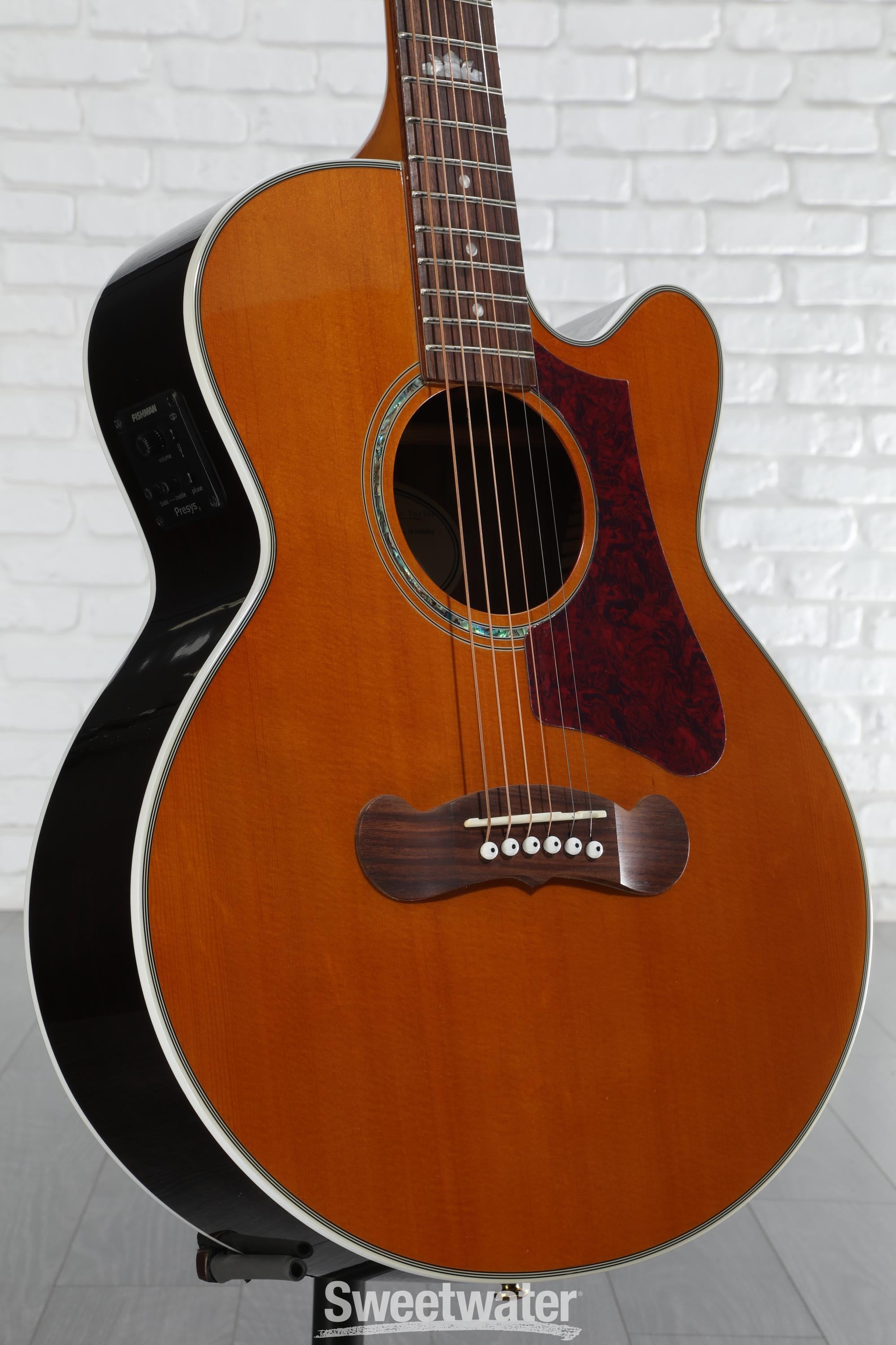 自信あり Epiphone EJ-200 ビンテージナチュラル Epiphone EJ-200 - Natural | Sweetwater