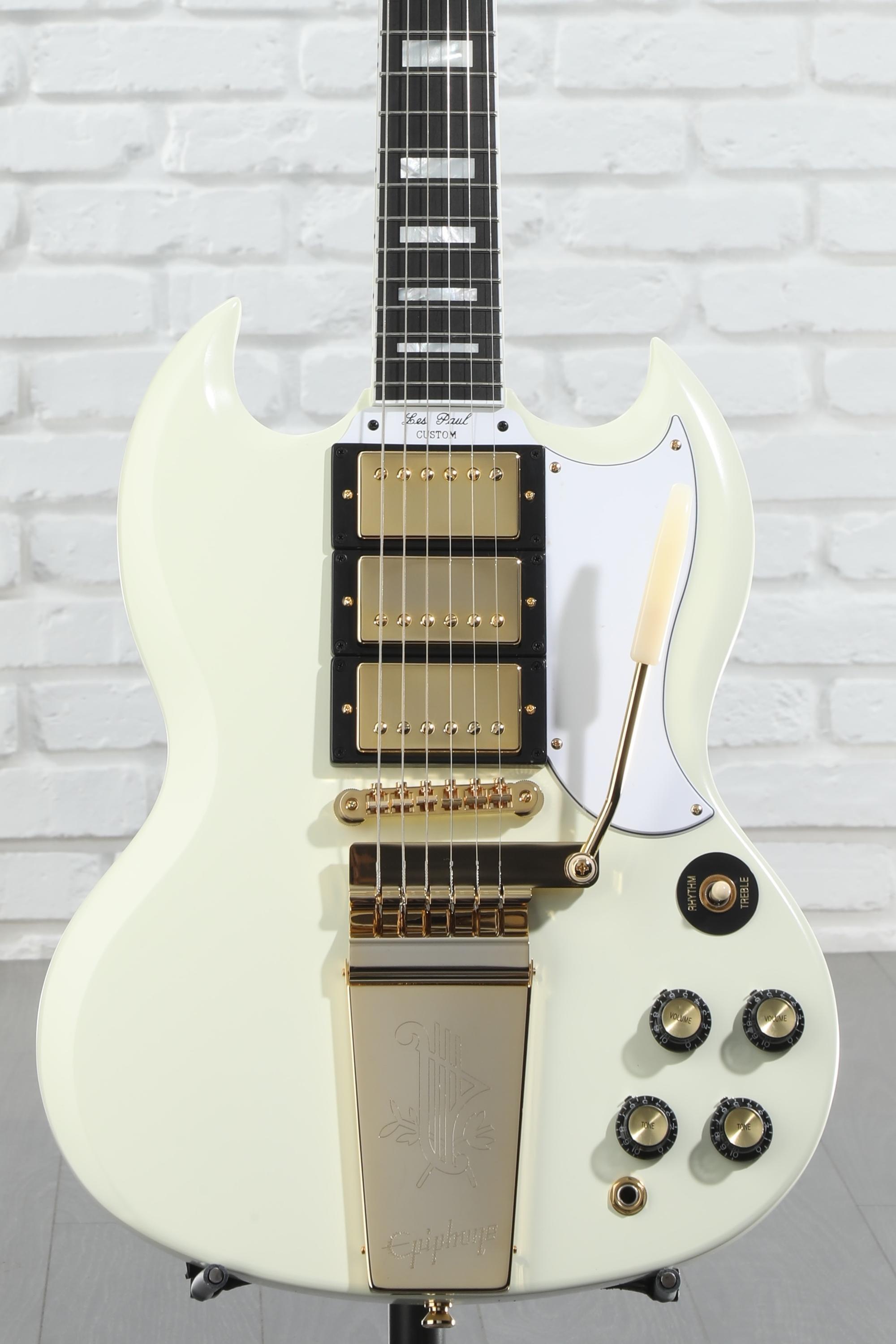 Epiphone 1963 SG Custom Electric Guitar - Classic White VOS