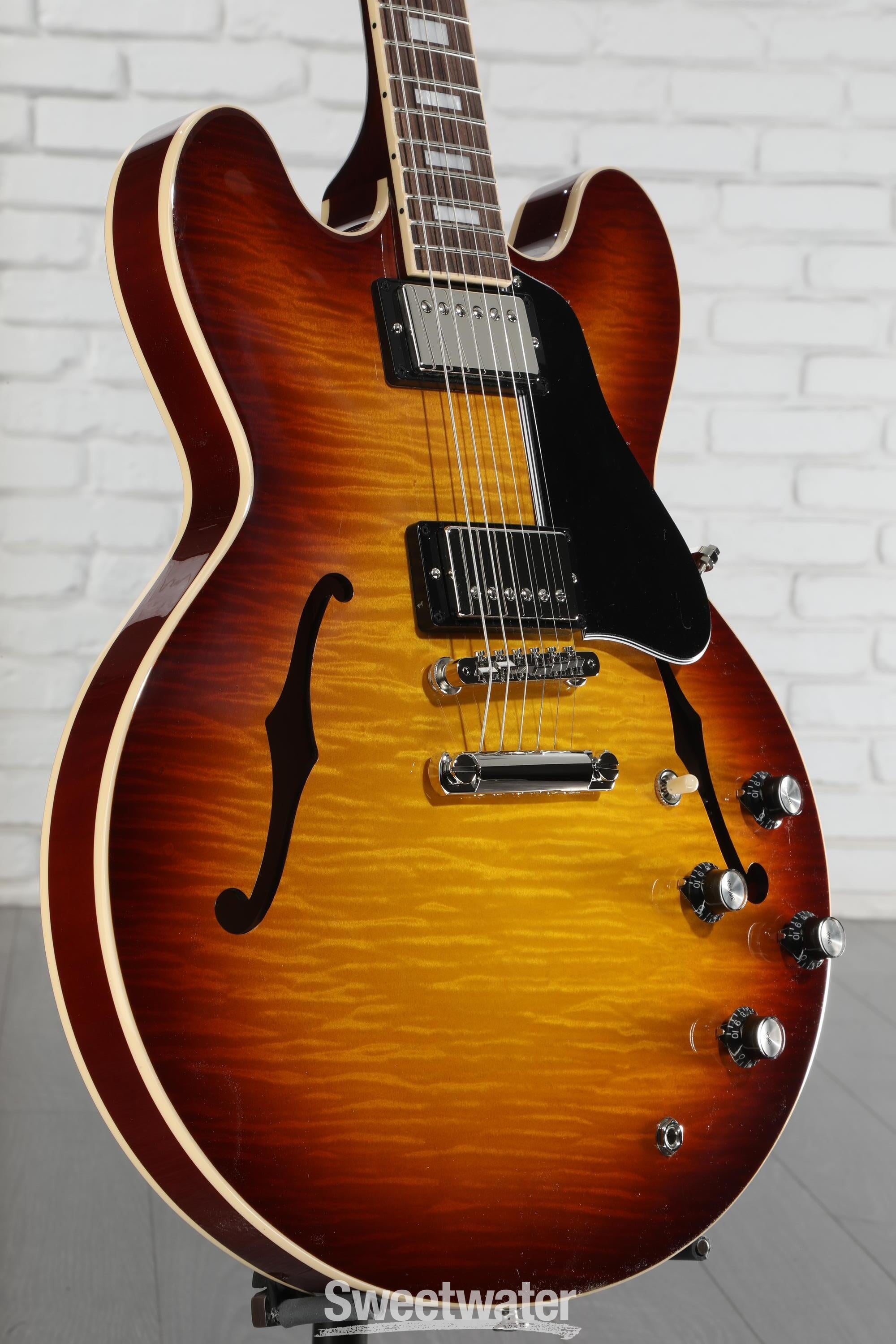 Gibson ES-335 Figured Semi-hollowbody Electric Guitar - Iced Tea