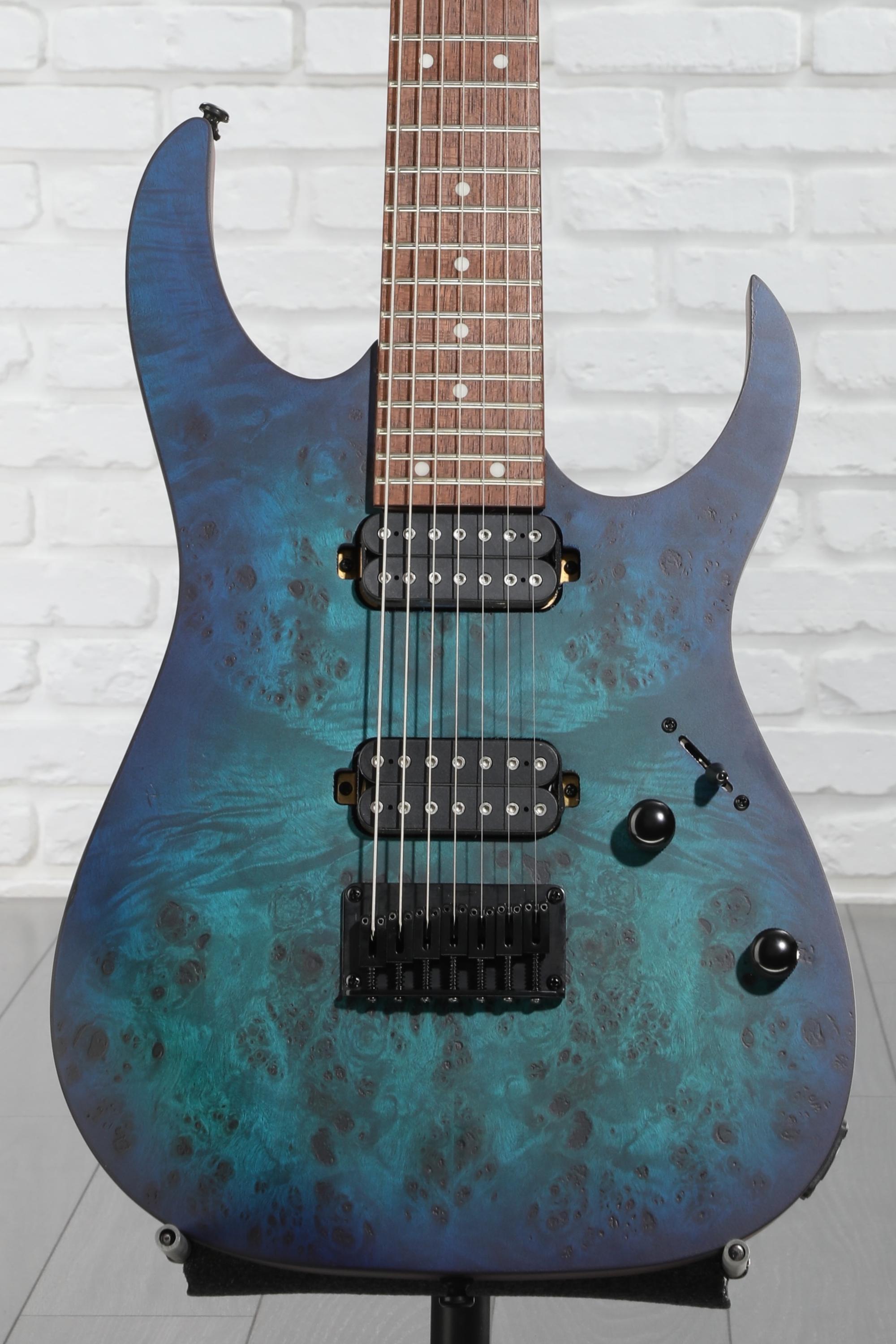 Ibanez RG7421PB Electric Guitar - Sapphire Blue Flat