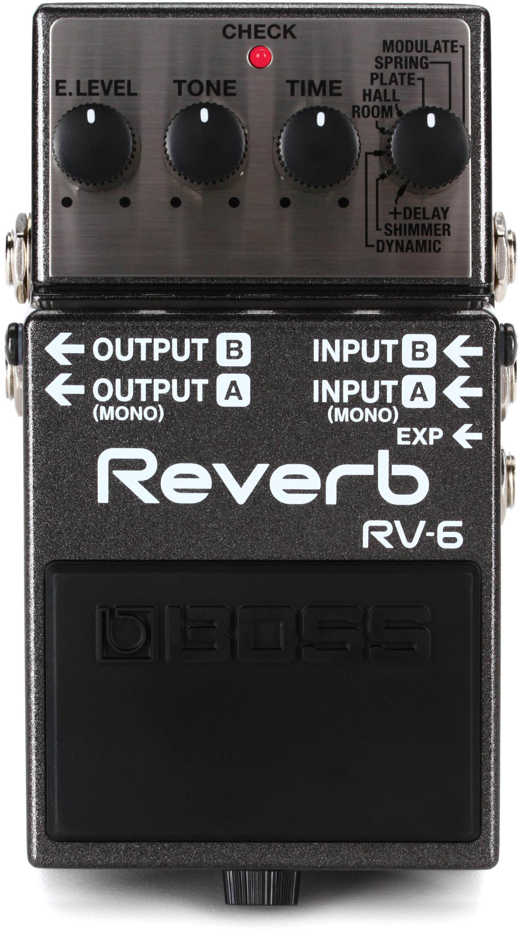 Bundled Item: Boss RV-6 Digital Reverb Pedal