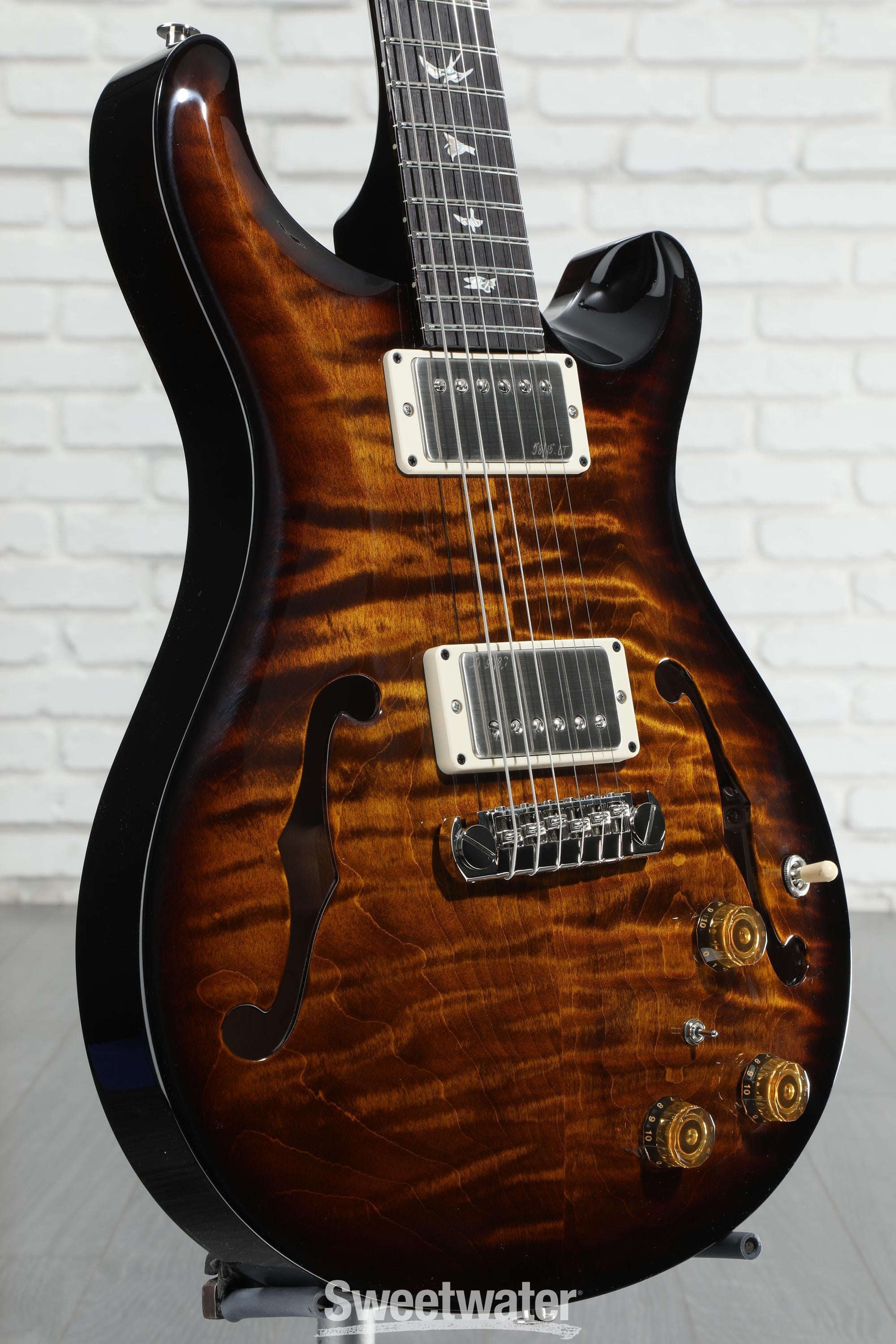 PRS hollowbody Ⅱ piezo 10top PRS Hollowbody II Piezo 10 top - Grey Black – FRET12