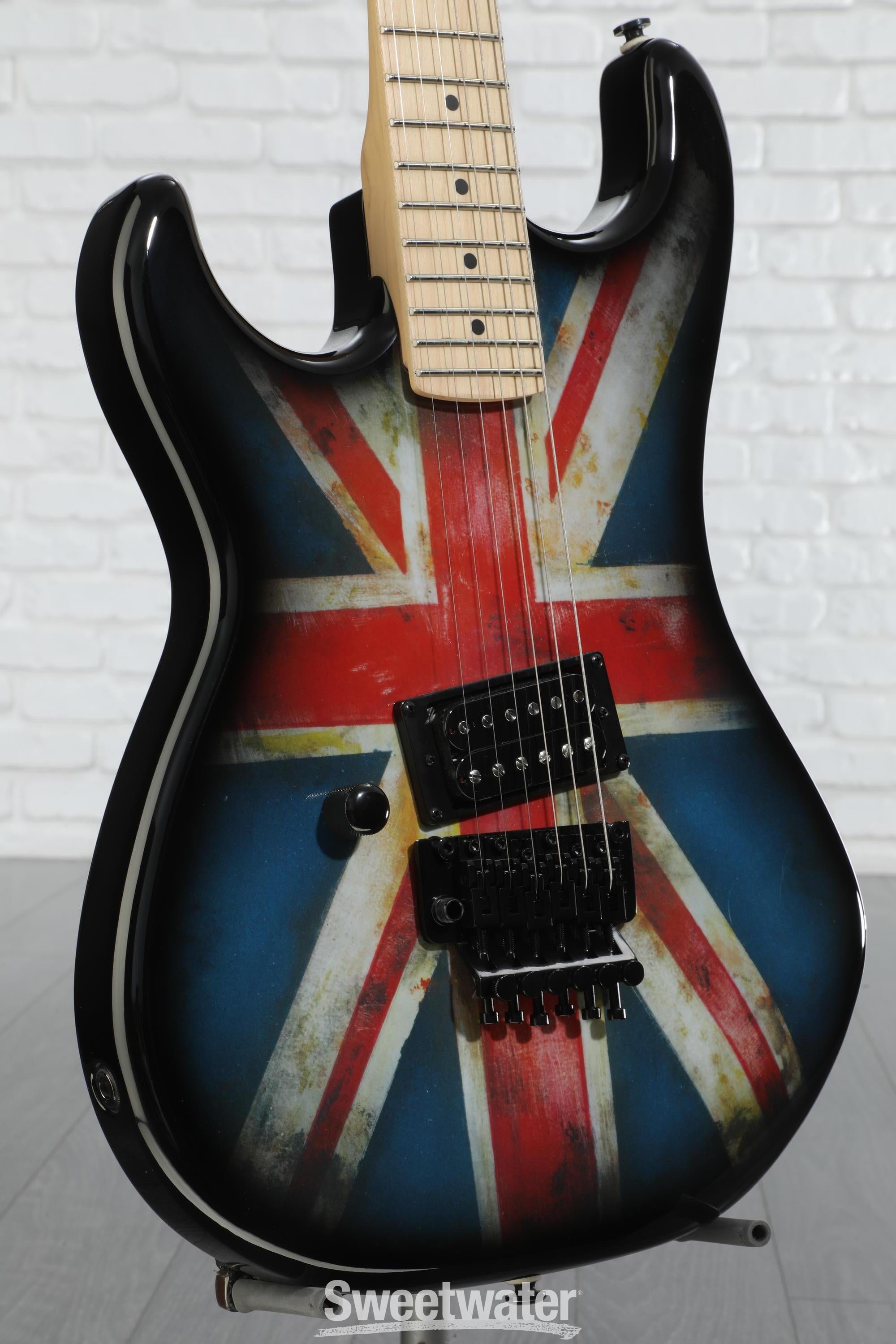 Photo of Kramer Nick Bowcott Signature Baretta Left-handed Electric Guitar - Union Jack