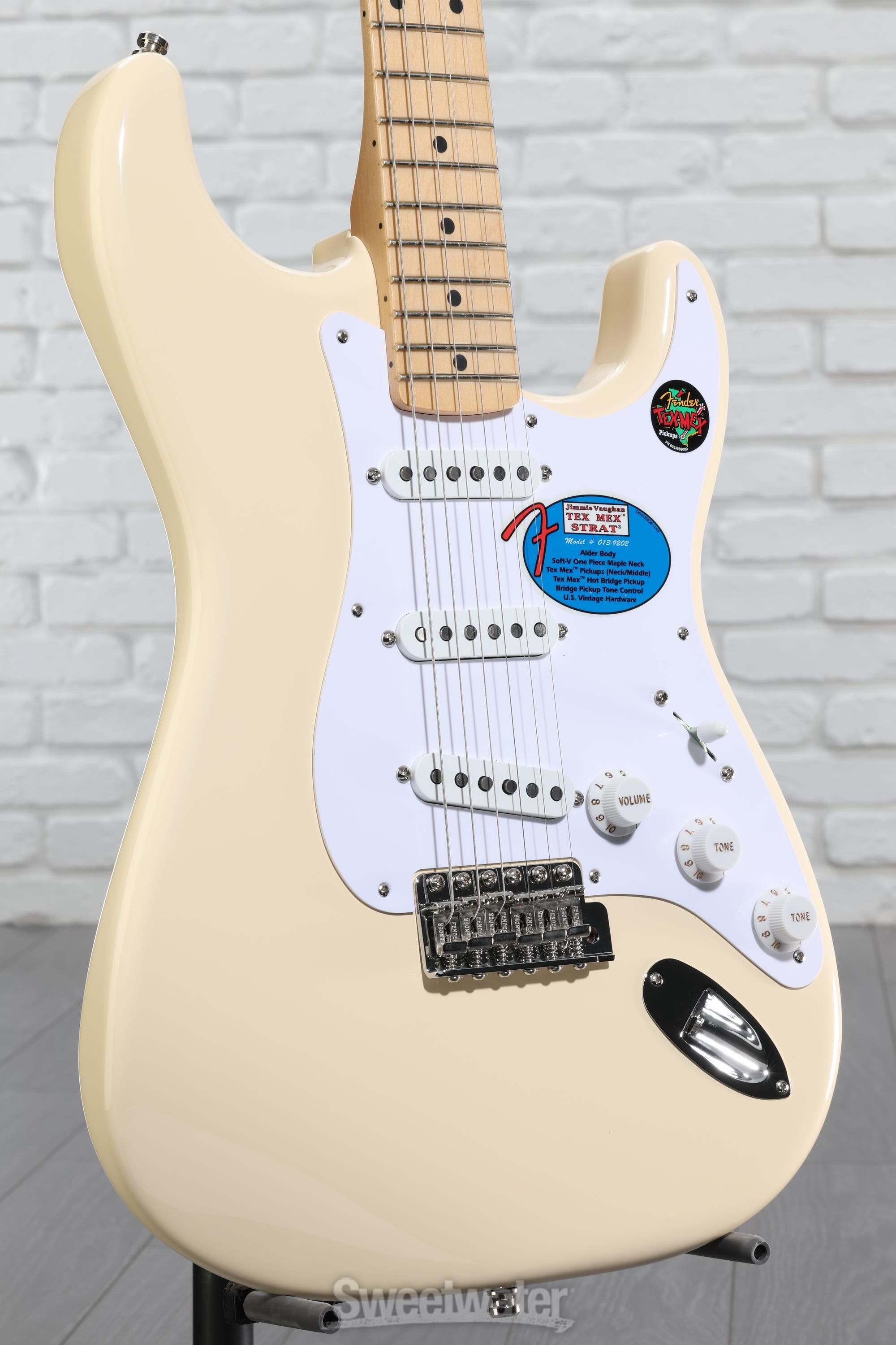 Fender Jimmie Vaughan Tex-Mex Stratocaster - Olympic White