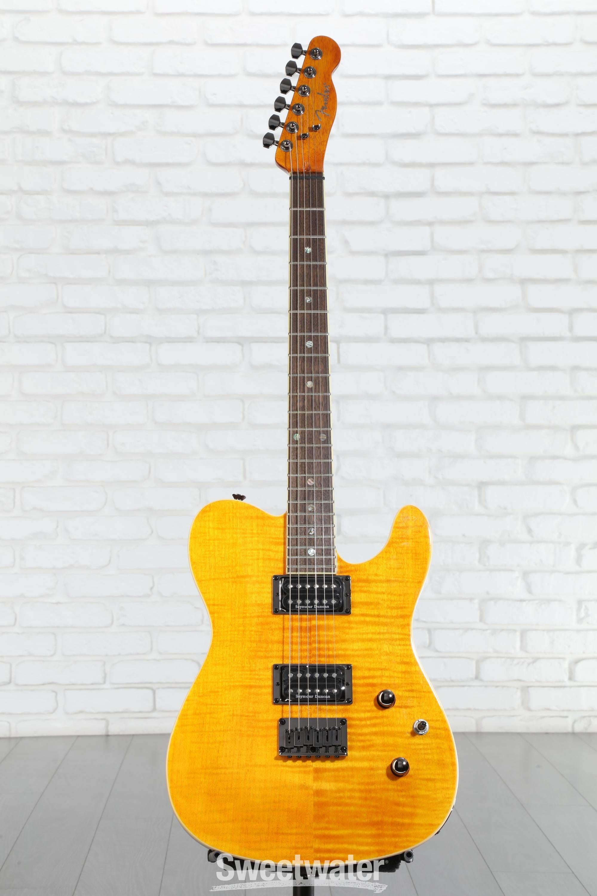 Fender Special Edition Custom Telecaster FMT HH - Amber | Sweetwater