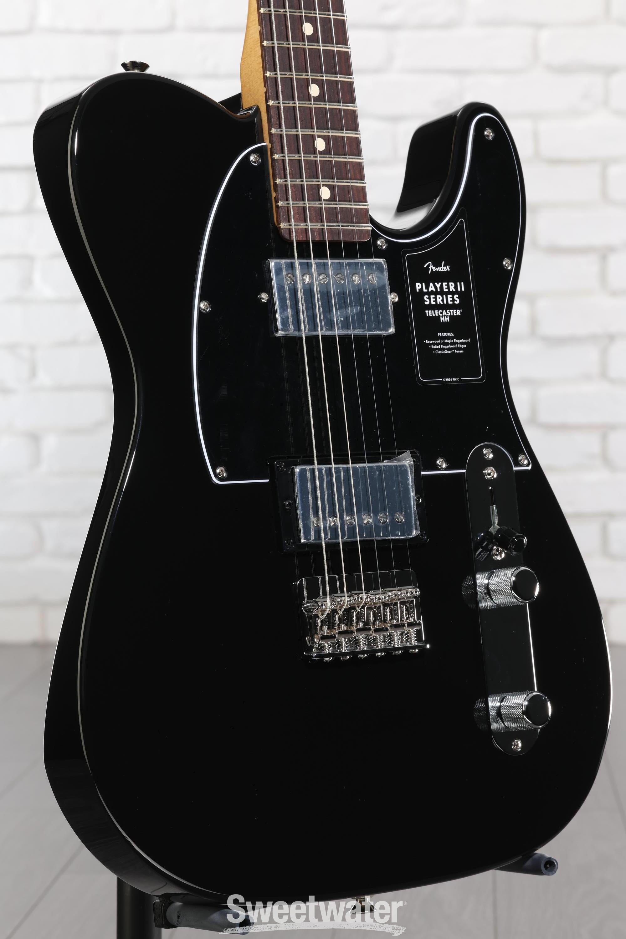 Photo of Fender Player II Telecaster HH Electric Guitar - Black with Rosewood Fingerboard