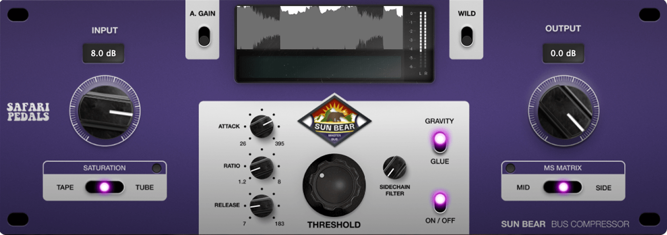 Photo of Safari Audio Sun Bear Bus Compressor Plug-in