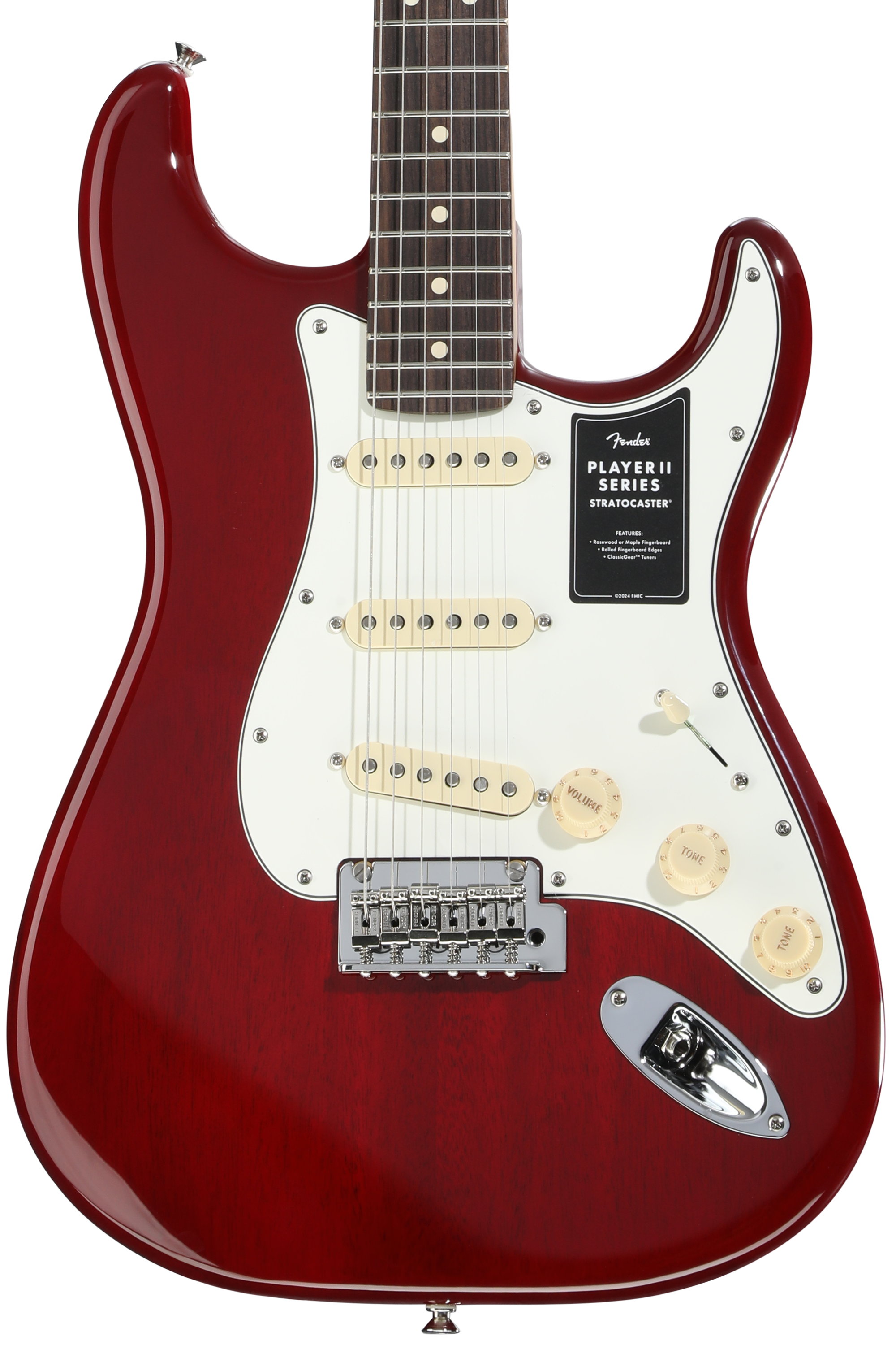 Fender Player II Stratocaster Electric Guitar - Transparent Cherry