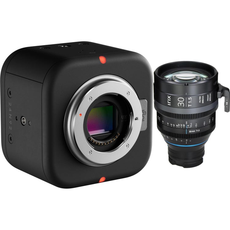 Logitech Mevo Core 4K Live-streaming Cam with IRIX Cine Lens 30mm