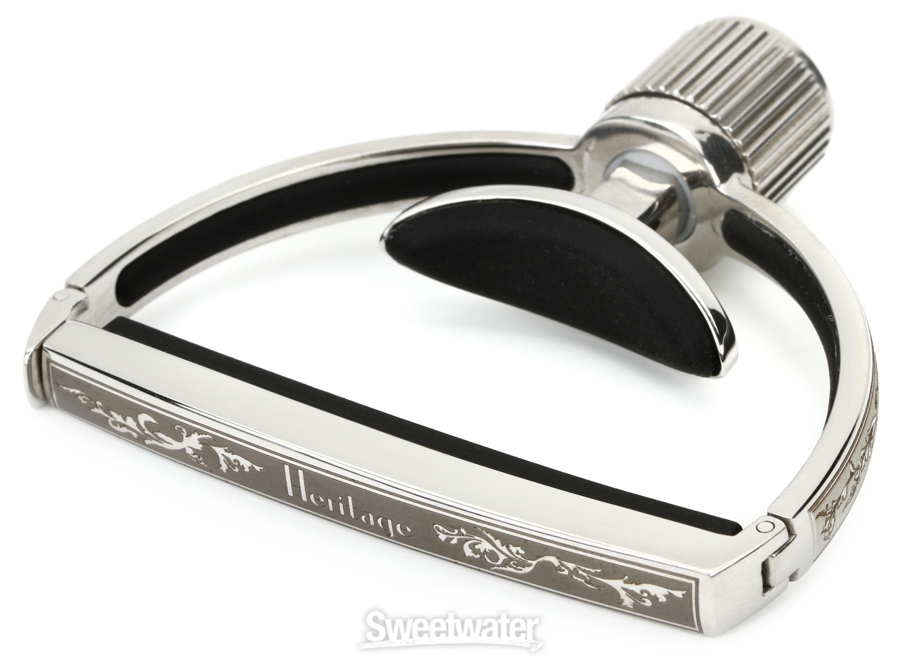 G7th Heritage Guitar Wide Neck Width Capo - Stainless Steel