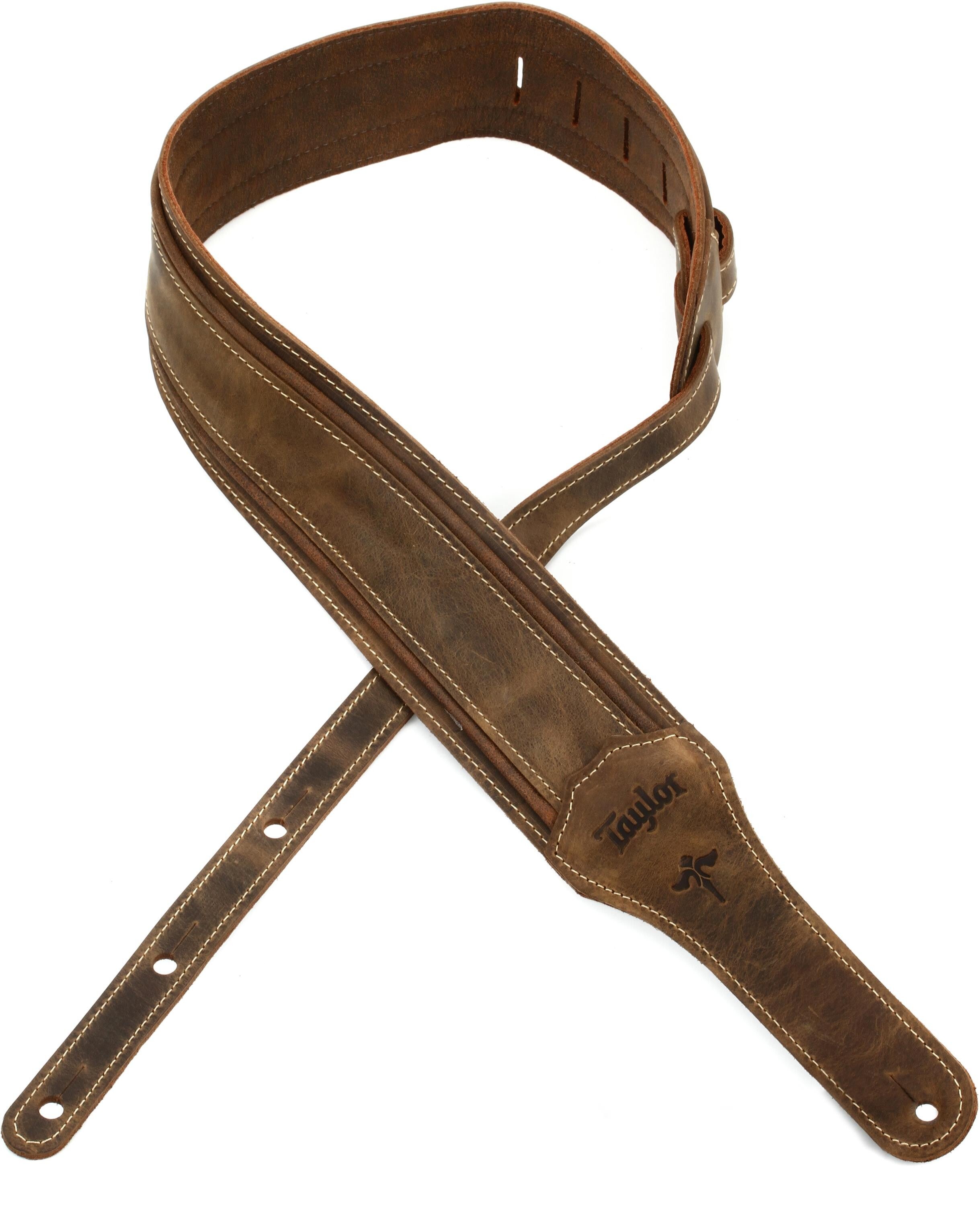 Photo of Taylor Wings 3-inch Guitar Strap - Dark Brown