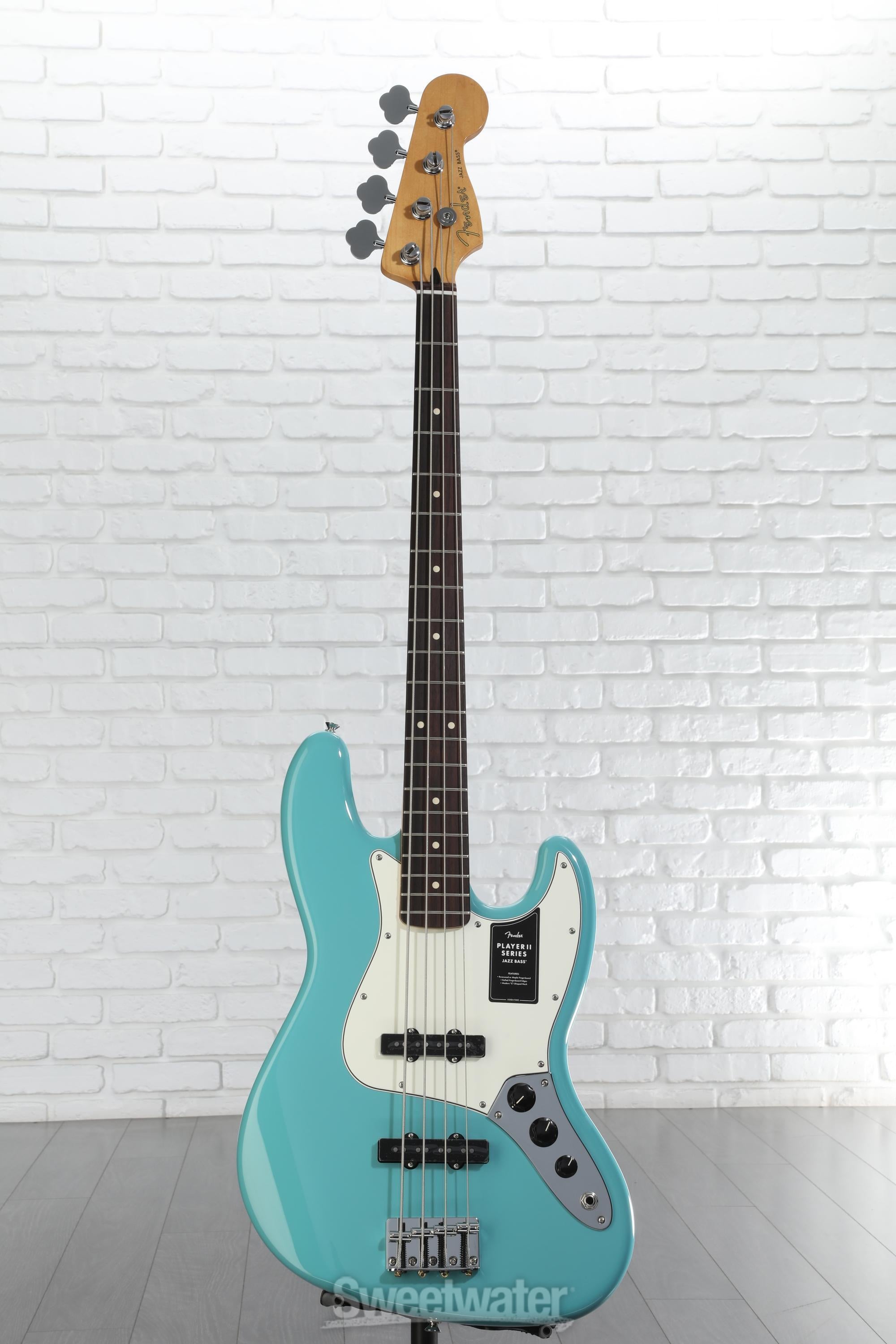 Fender Player II Jazz Bass - Aquatone Blue with Rosewood
