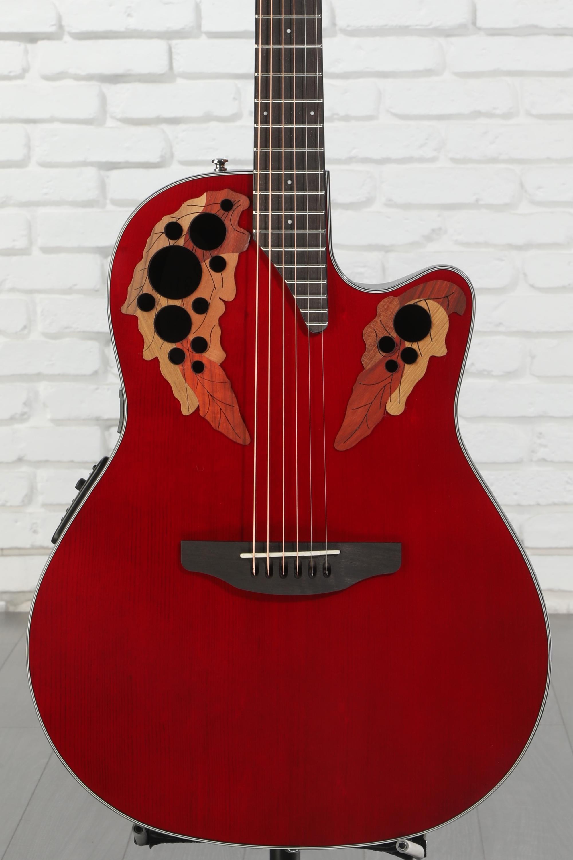 Ovation Elite Celebrity - Ruby Red | Sweetwater