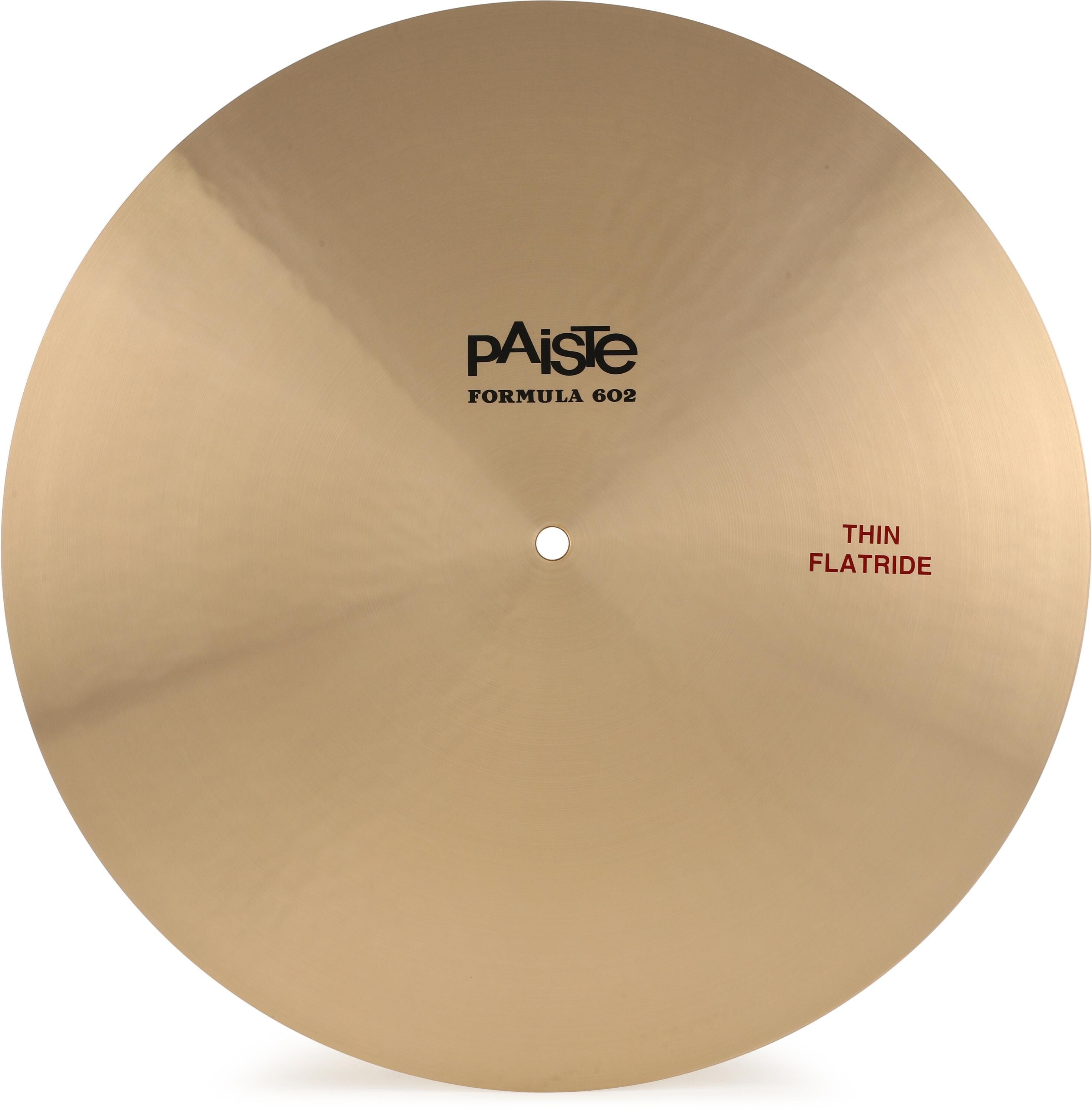 新品人気PAISTE FLAT RIDE 18 ドラム