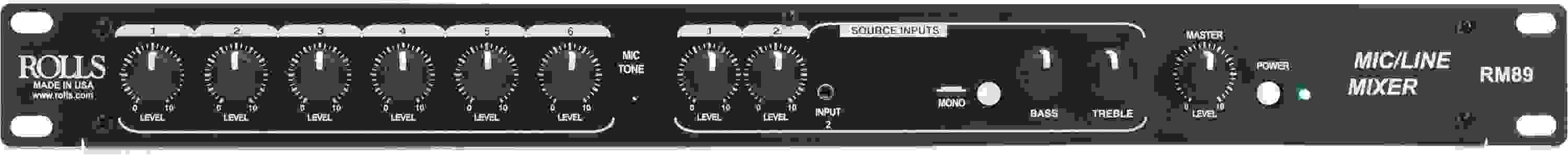 Rolls RM89 8-channel Mic/Line Mixer