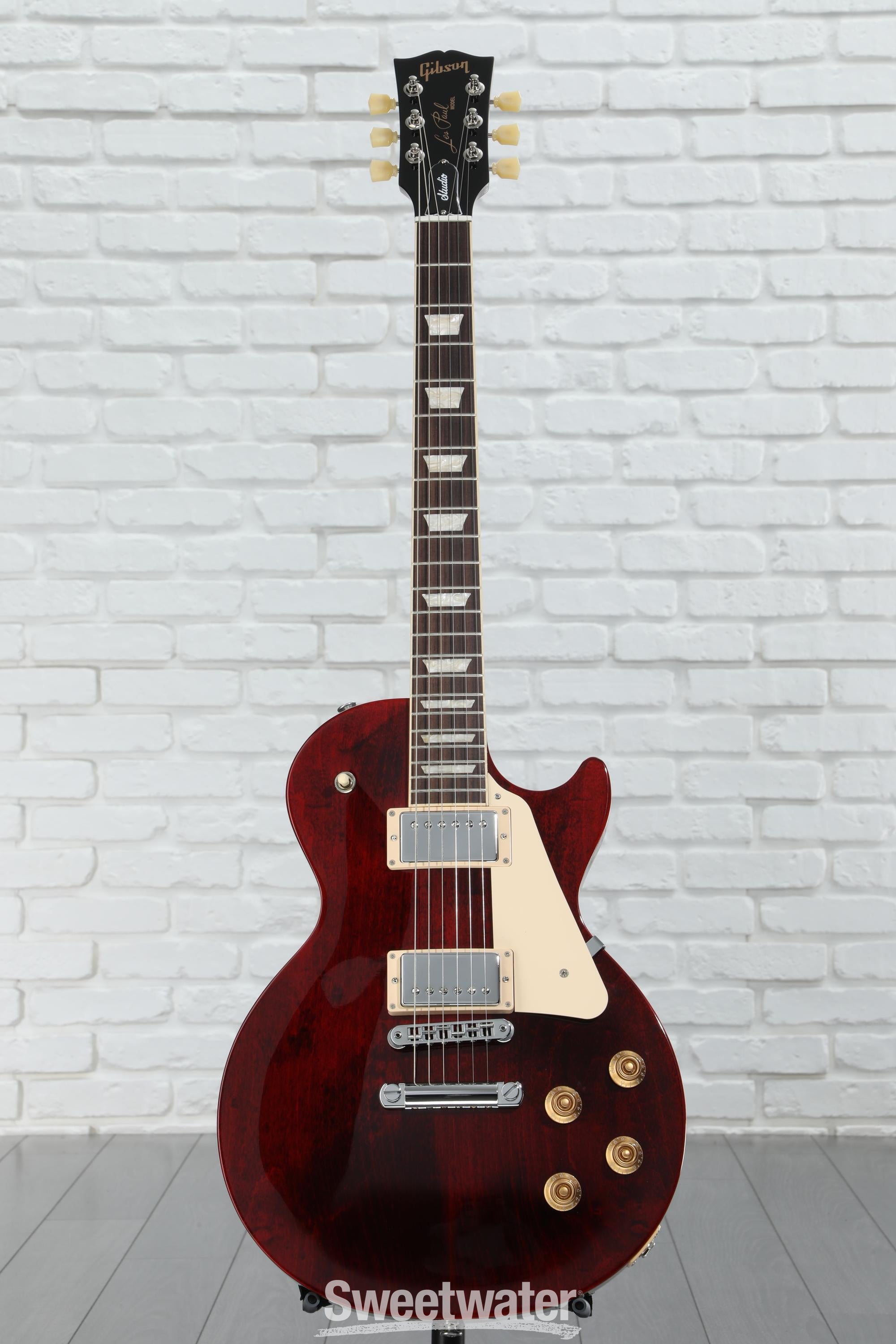 Gibson Les Paul Studio Electric Guitar - Wine Red | Sweetwater