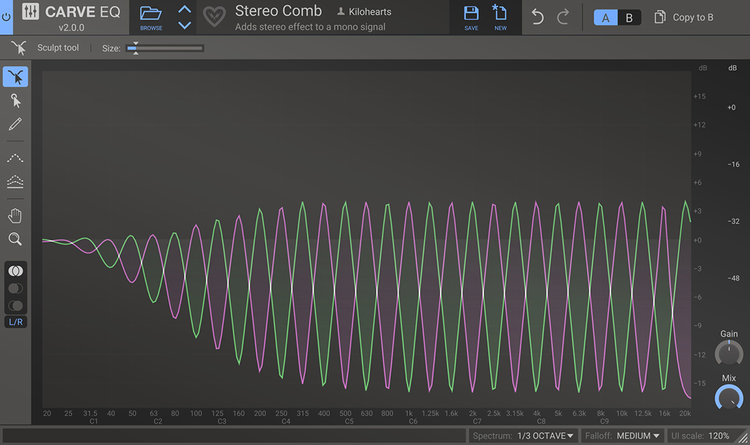 Kilohearts Carve EQ Graphic Equalizer Plug-in | Sweetwater