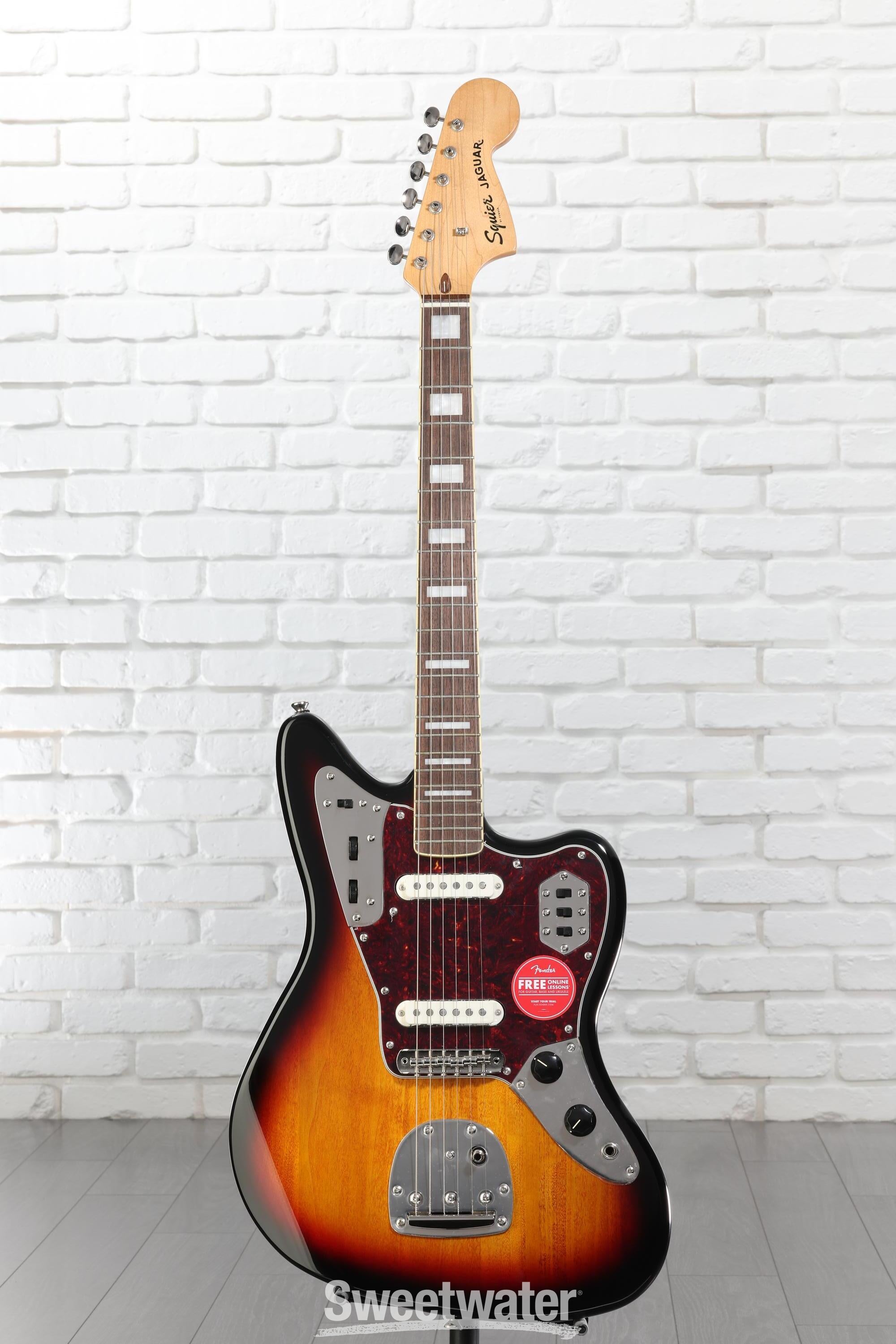 Squier Classic Vibe '70s Jaguar - 3-Tone Sunburst | Sweetwater
