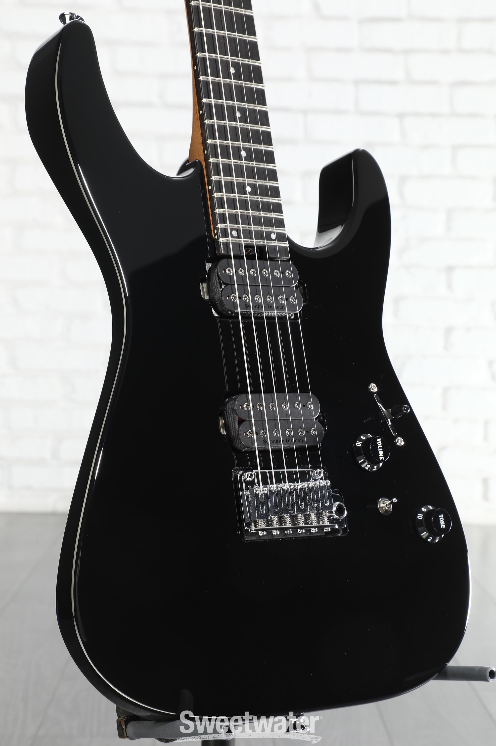 Charvel Pro-Mod DK24 HH 2PT EB Electric Guitar - Gloss Black
