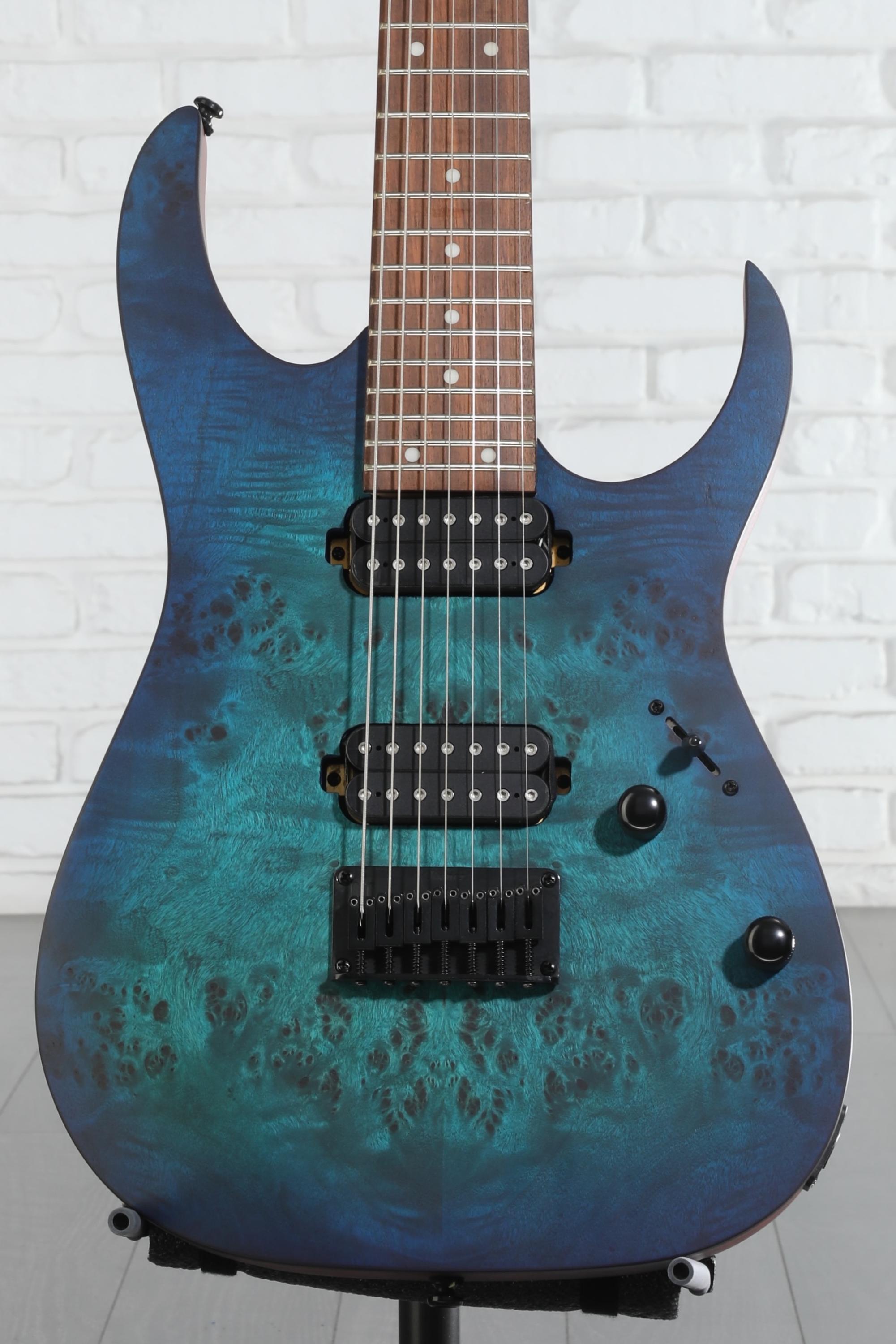 Ibanez RG7421PB Electric Guitar - Sapphire Blue Flat | Sweetwater