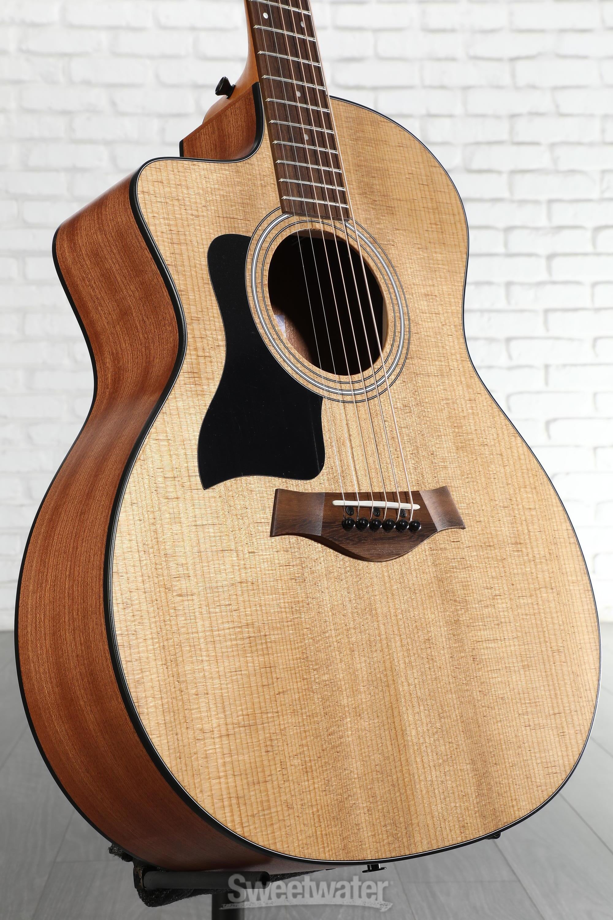 Taylor 114ce Left-handed Acoustic-electric Guitar - Natural Sapele