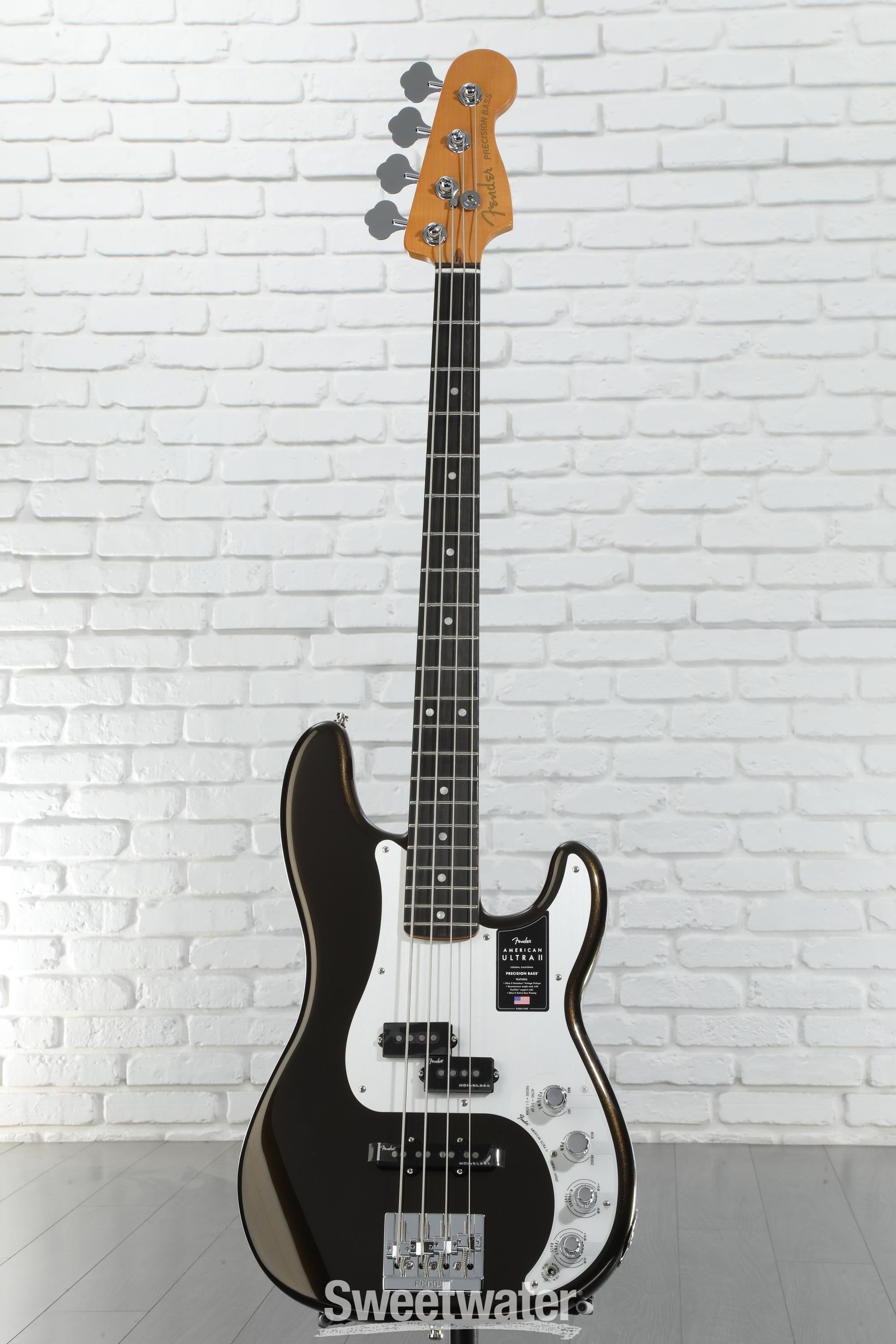 ベース Fender American Ultra Precision Bass Fender American Ultra Precision Bass, Maple Fingerboard, Arctic