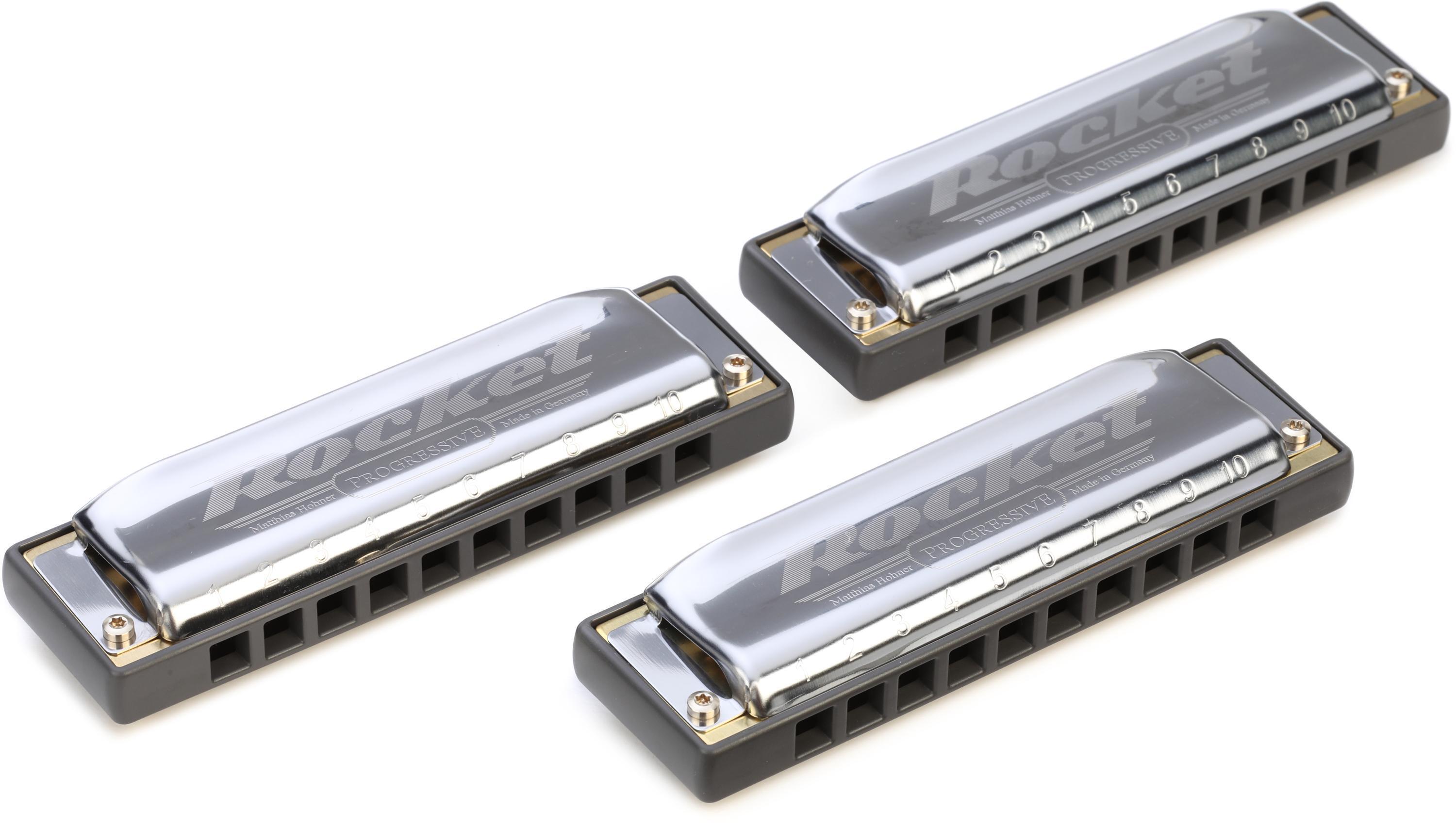 Hohner Blues Harp Pro Pack 3-piece Harmonica Set | Sweetwater