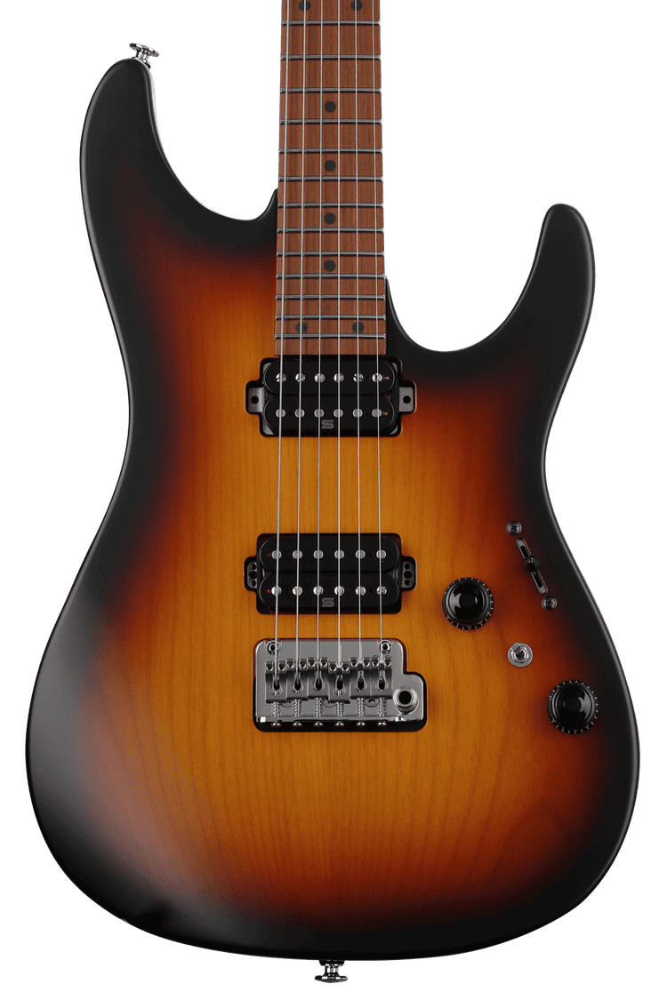 Ibanez Prestige AZ2402 Electric Guitar - Tri Burst Fade Flat