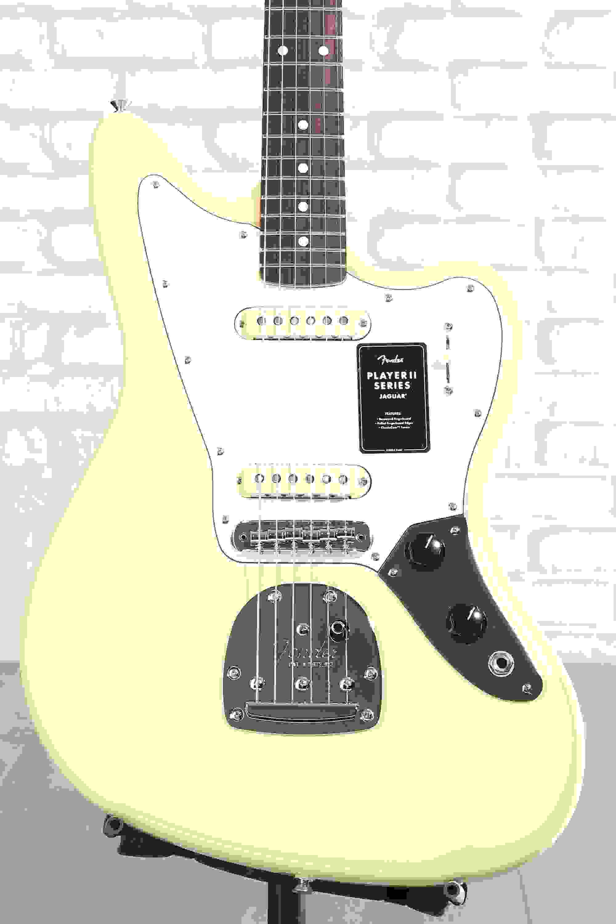 Fender Player II Jaguar Electric Guitar - Hialeah Yellow