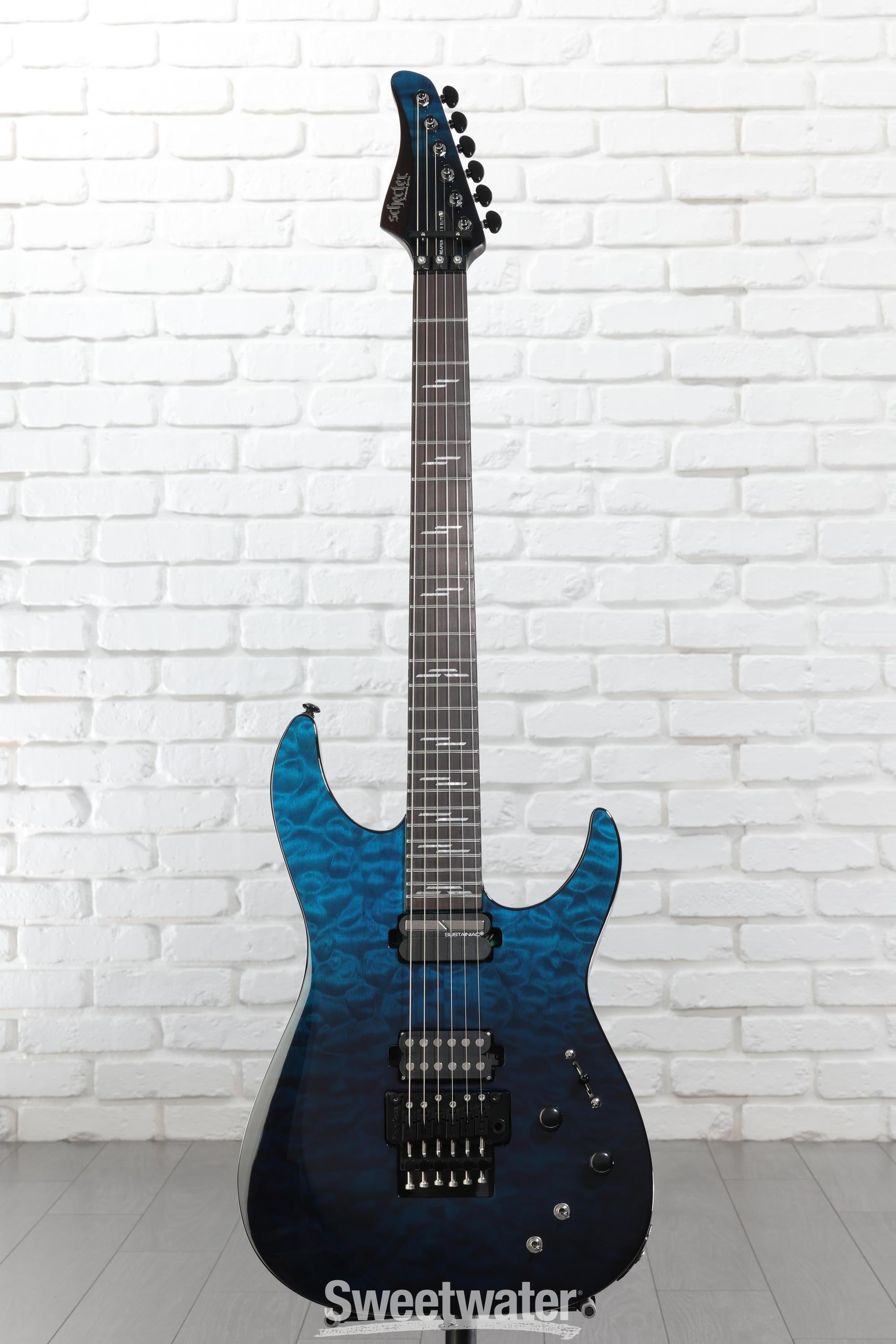 Schecter Reaper-6 FR S Elite Electric Guitar - Deep Ocean Blue